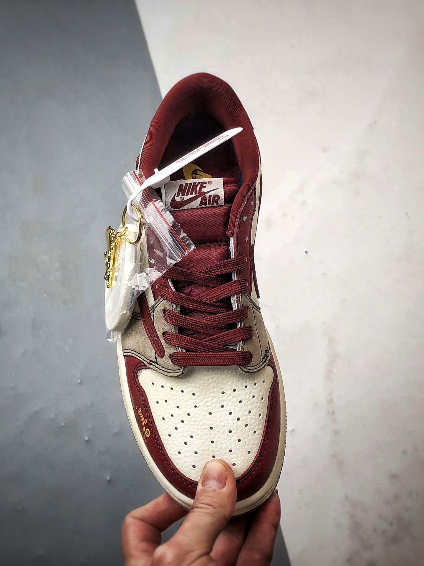 290 Air Jordan 1 Low ”高端定制” 马年限定米白红倒钩 XD1979-004