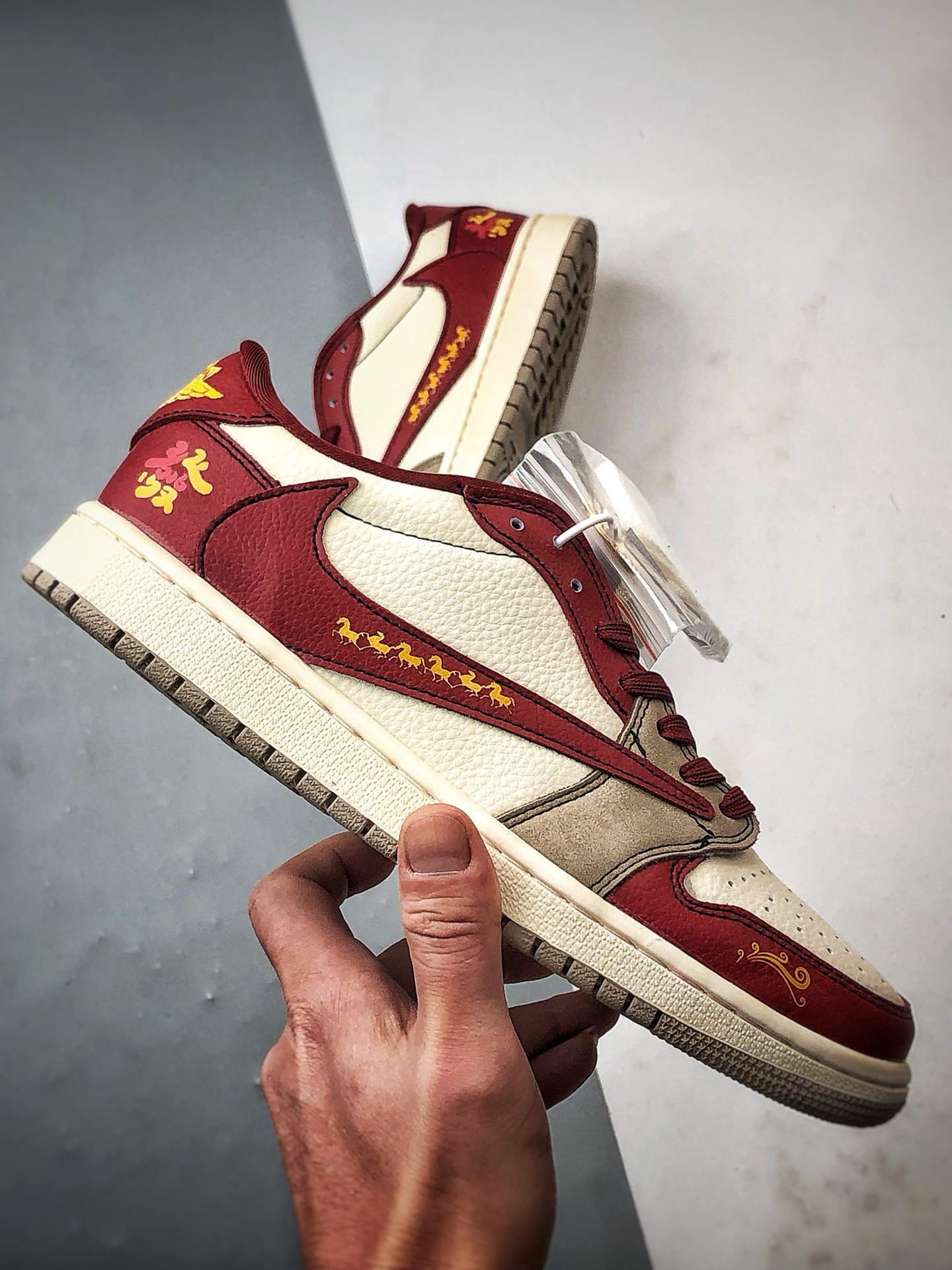290 Air Jordan 1 Low ”高端定制” 马年限定米白红倒钩 XD1979-004