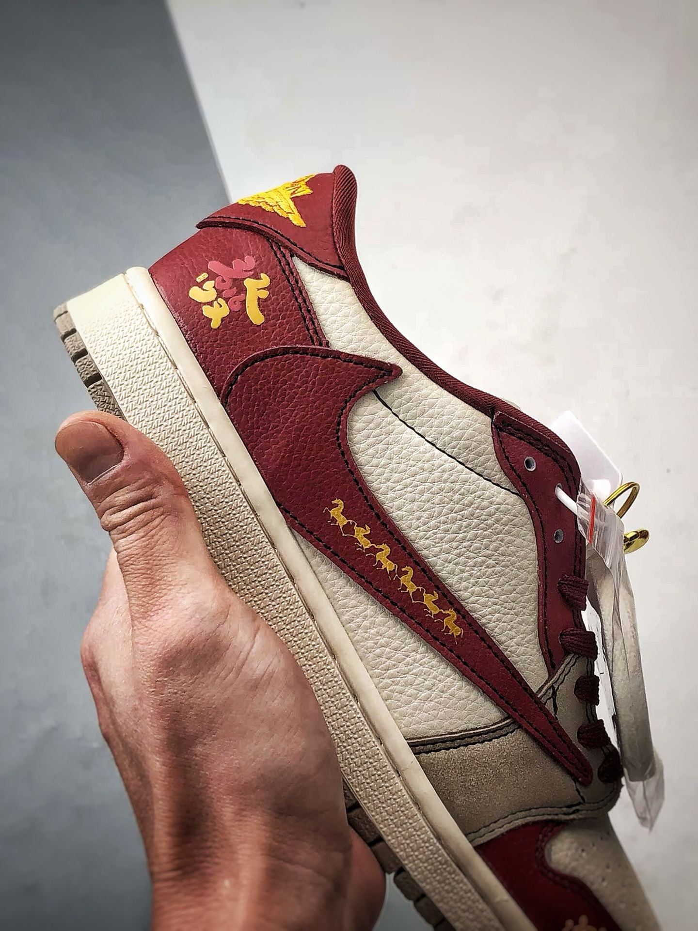 290 Air Jordan 1 Low ”高端定制” 马年限定米白红倒钩 XD1979-004