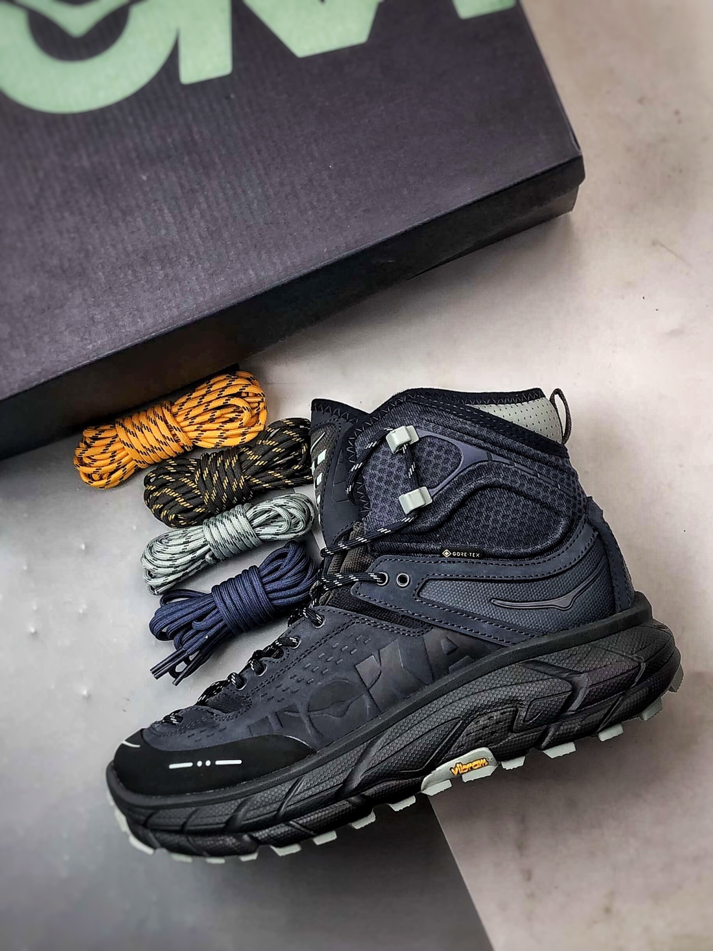 470 JL-A.L x Hoka One One Tor Uitra High 深蓝色 托亚潮流户外高帮越野登山功能鞋 1144651-BJ