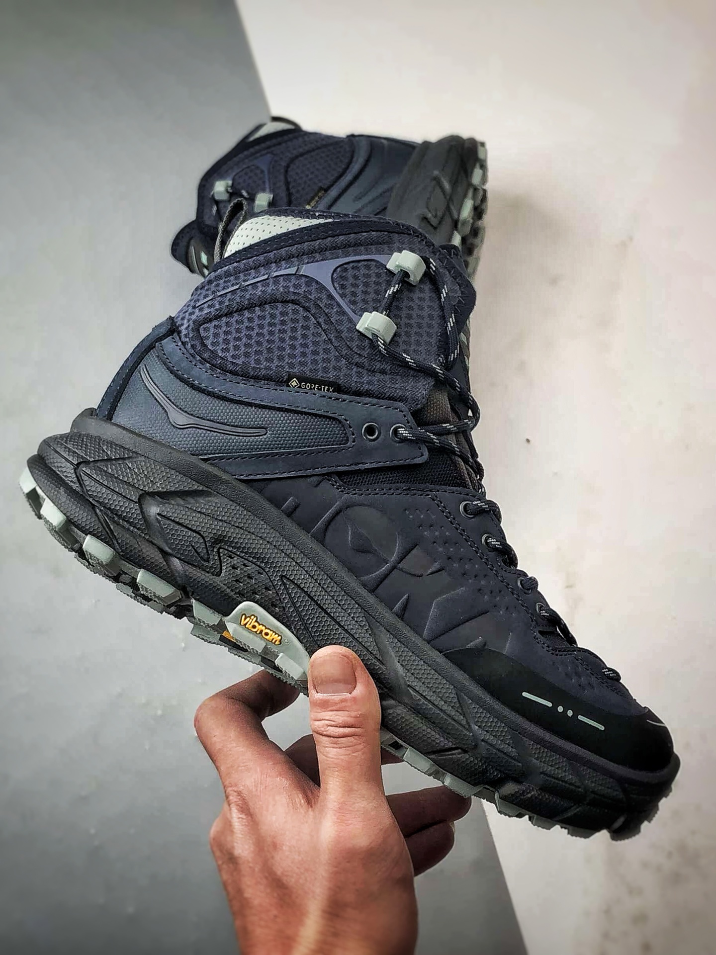 470 JL-A.L x Hoka One One Tor Uitra High 深蓝色 托亚潮流户外高帮越野登山功能鞋 1144651-BJ