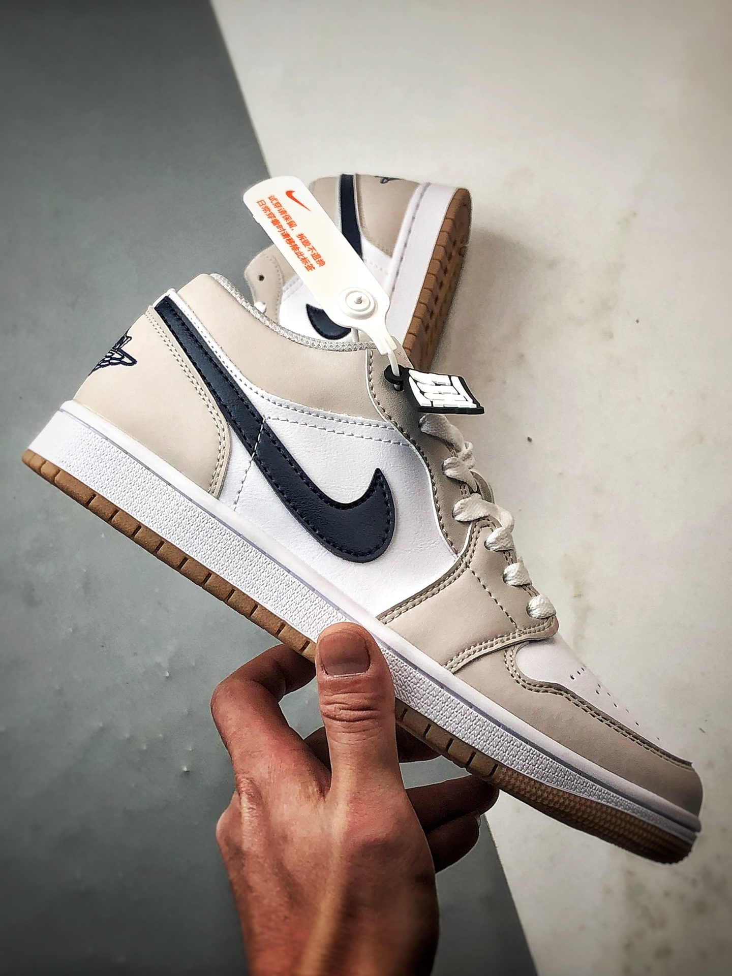 220 Air Jordan 1 Low 灰白蓝 553558-146