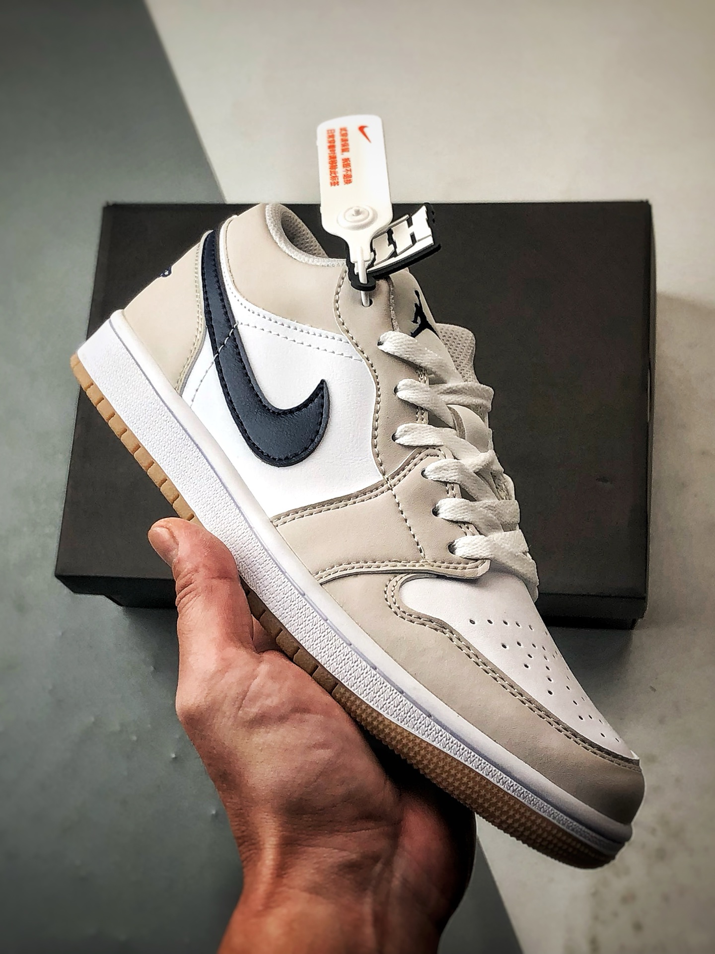 220 Air Jordan 1 Low 灰白蓝 553558-146