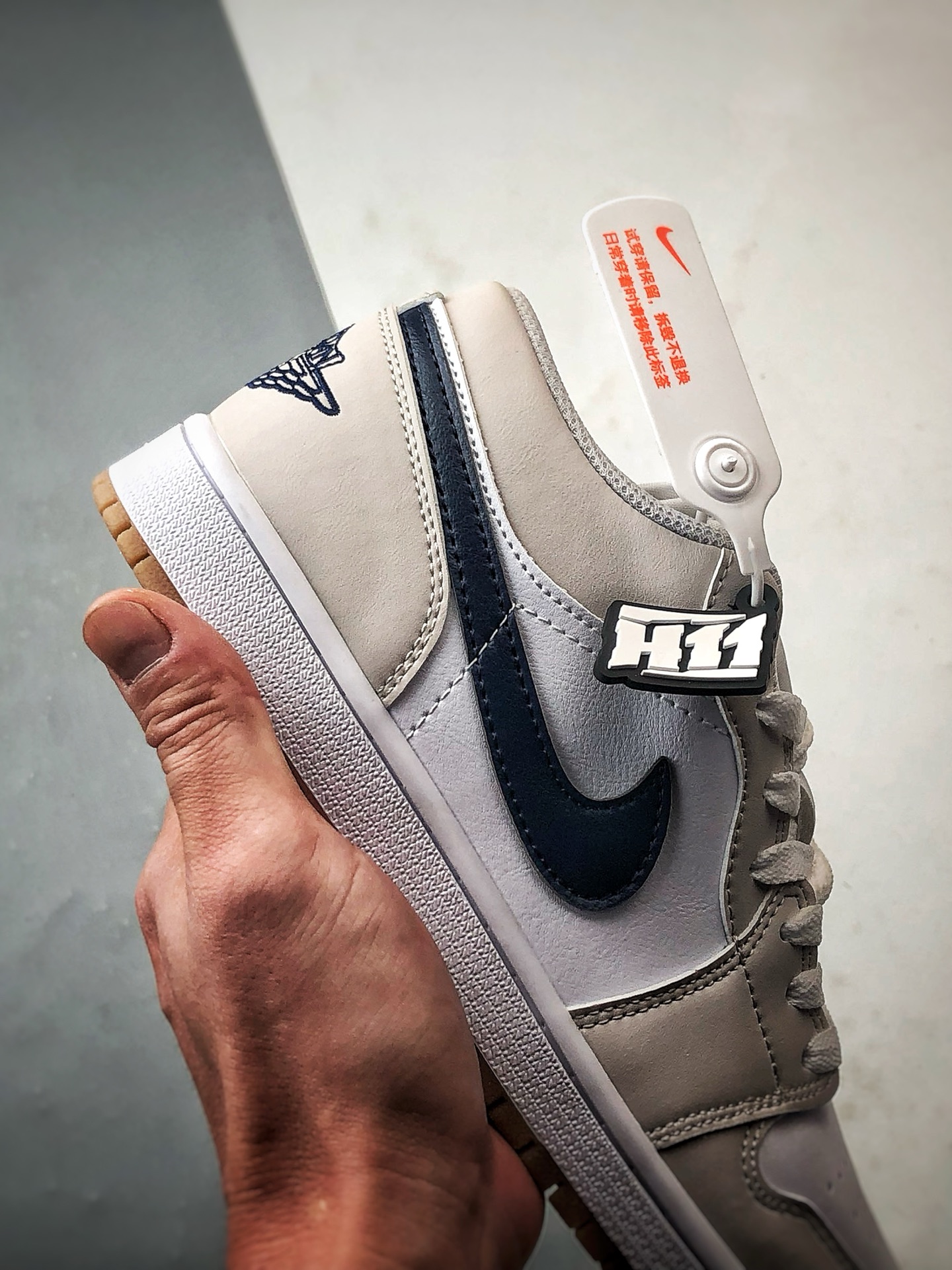 220 Air Jordan 1 Low 灰白蓝 553558-146