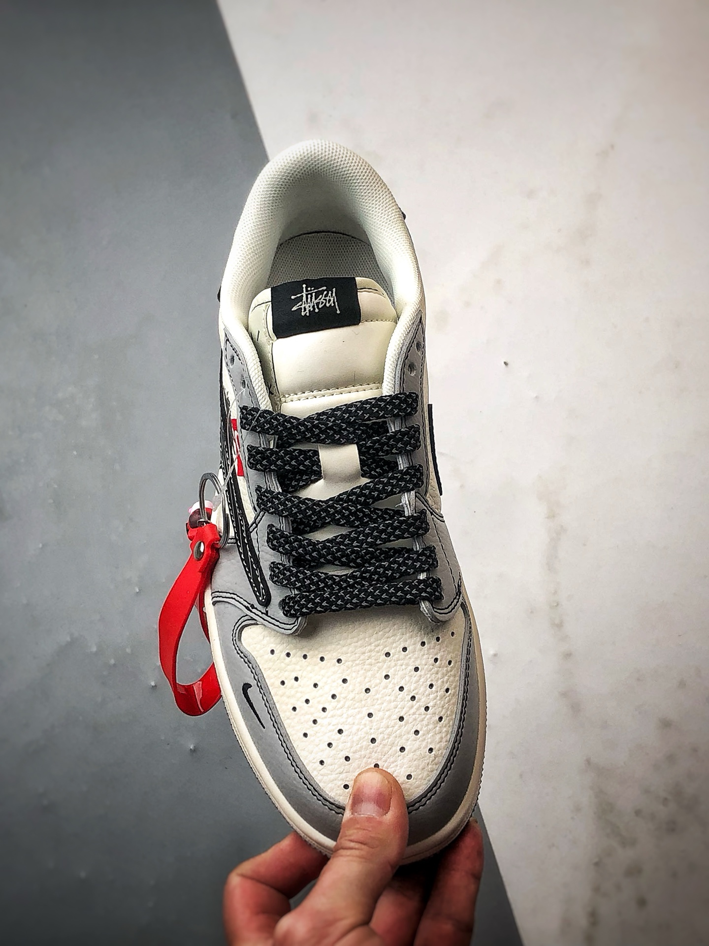 290 Air Jordan 1 Low ”高端定制” 斯图西马年涂鸦米灰黑倒钩 JJ3508-550-Chinese UA Cheap High Quatity Brand Clothes Bags handbags Sneakers wholesale wholesaler seller from China Factory suppliers Fashion Clothing Shoes best Quality Beautiful Price 290 Air Jordan 1 Low ”高端定制” 斯图西马年涂鸦米灰黑倒钩 JJ3508-550