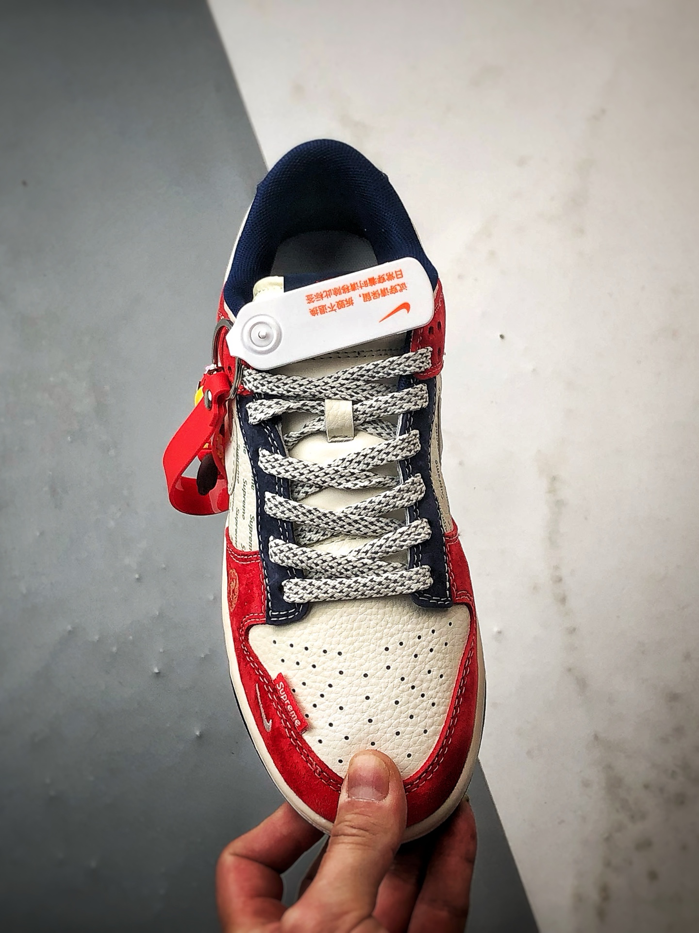 290 NK Dunk Low Retro ”DIY高端定制” 马年限定米白红蓝 低帮休闲运动板鞋 FC7688-209-Chinese UA Cheap High Quatity Brand Clothes Bags handbags Sneakers wholesale wholesaler seller from China Factory suppliers Fashion Clothing Shoes best Quality Beautiful Price 290 NK Dunk Low Retro ”DIY高端定制” 马年限定米白红蓝 低帮休闲运动板鞋 FC7688-209