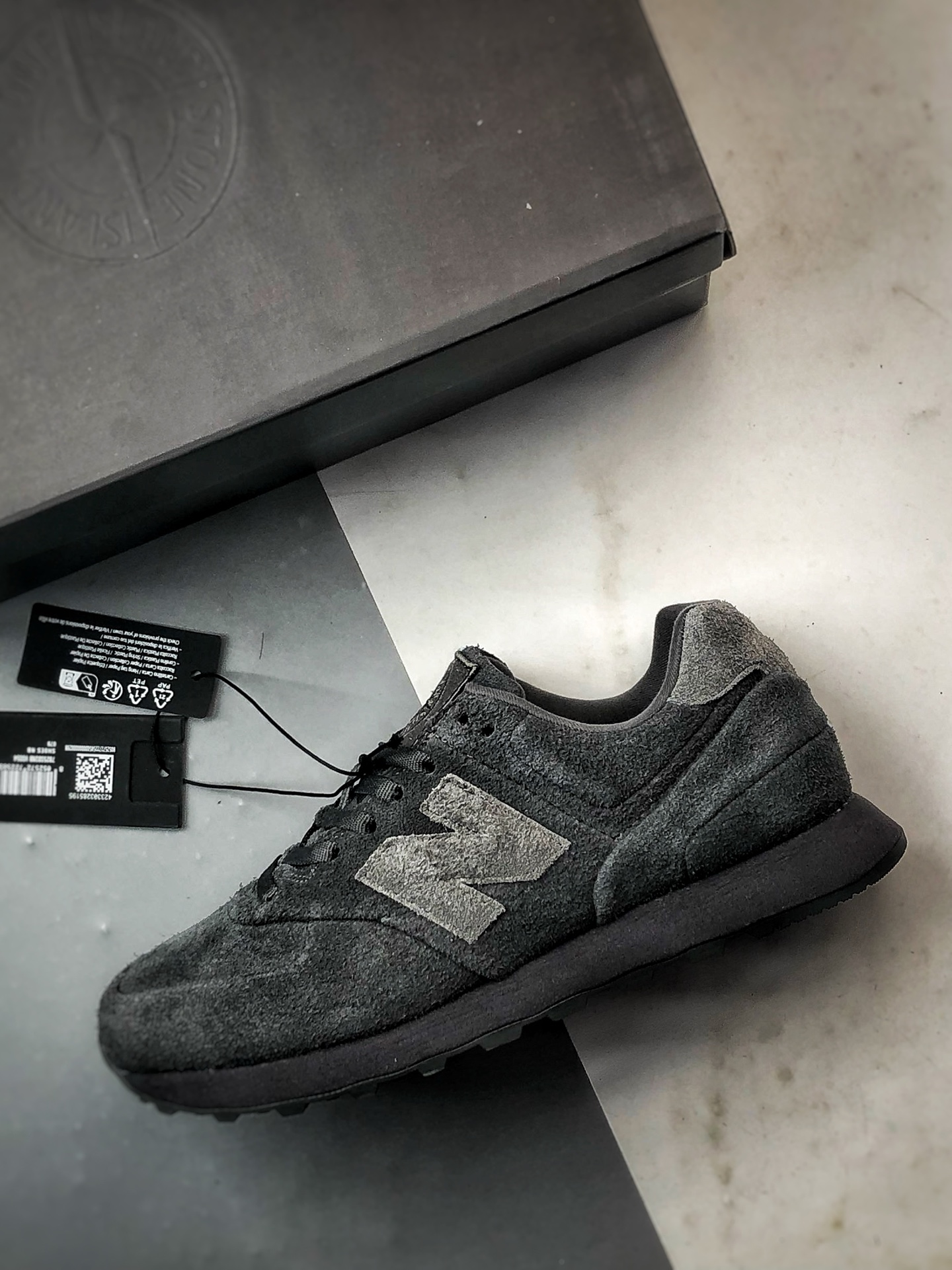 230 Stone Island x New Balance NB574 灰色 石头岛联名低帮复古慢跑鞋 U574BST1-Chinese UA Cheap High Quatity Brand Clothes Bags handbags Sneakers wholesale wholesaler seller from China Factory suppliers Fashion Clothing Shoes best Quality Beautiful Price 230 Stone Island x New Balance NB574 灰色 石头岛联名低帮复古慢跑鞋 U574BST1