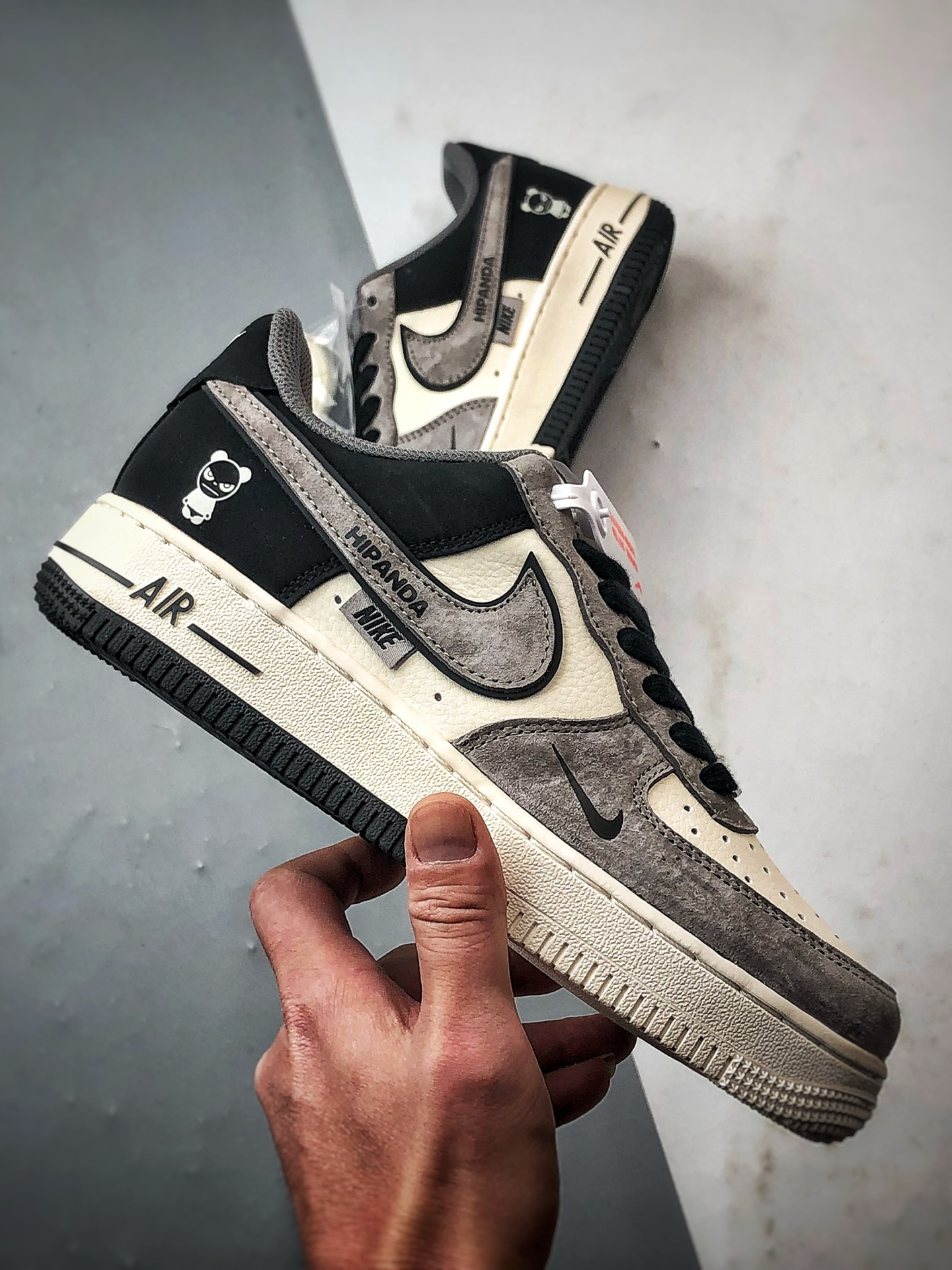 Hipanda x Air Force 1 Low 米灰黑 XD9314-611