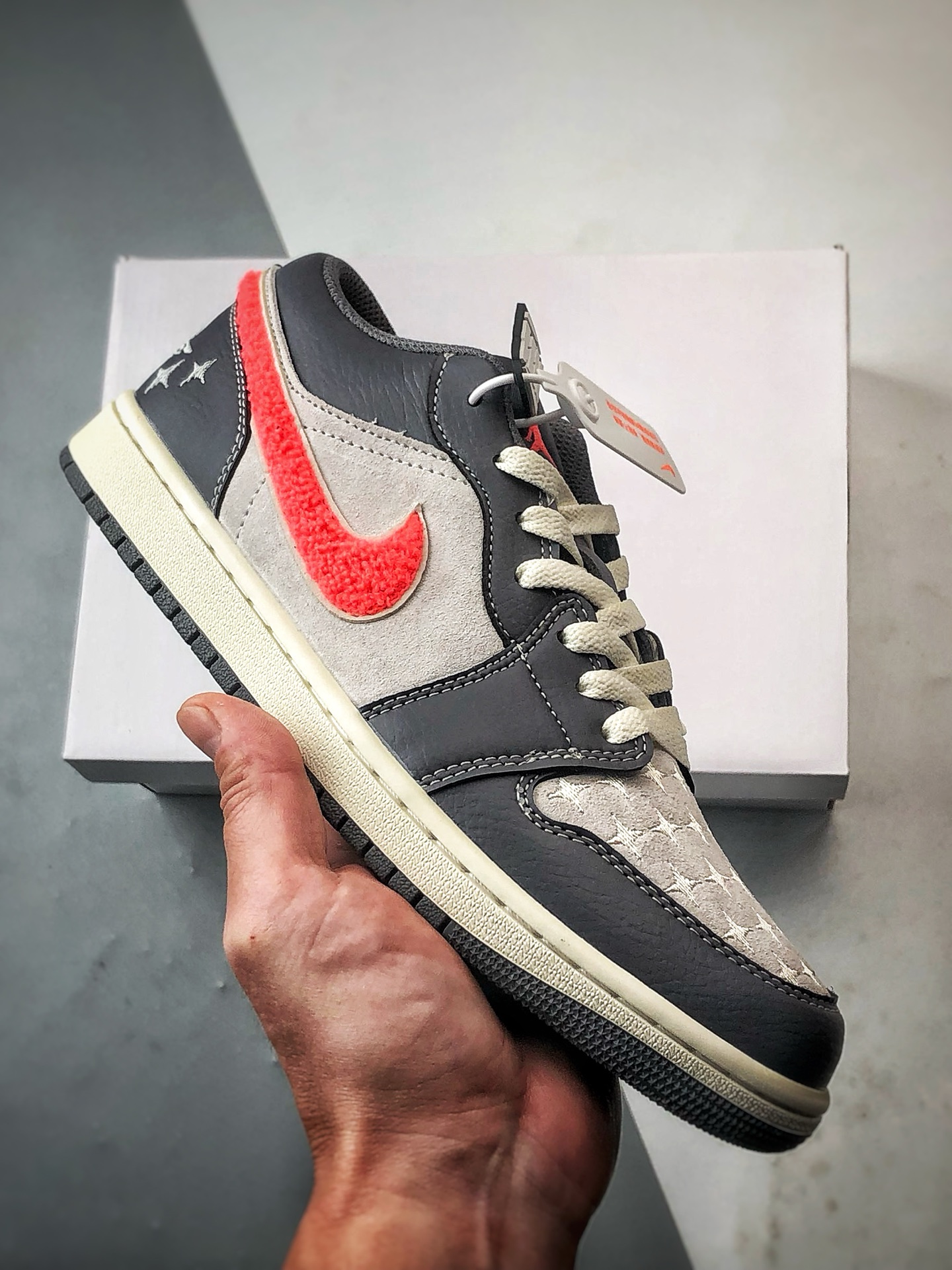 220 Air Jordan 1 Low 星灰粉 IM6565-014