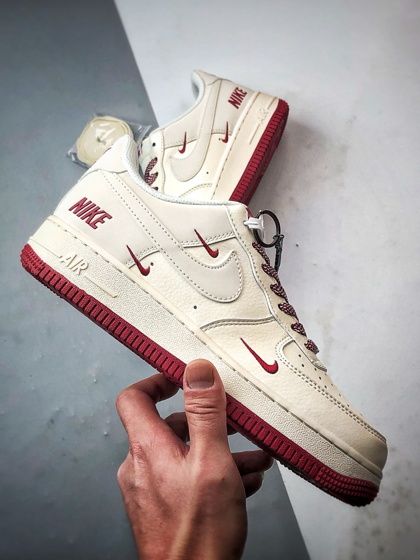 280 Air Force 1 '07 Low 米白红反光 JP2046-106