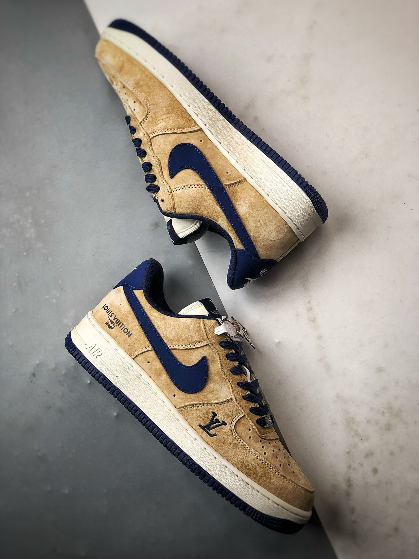 280 LV x Air Force 1 Low 麂皮棕蓝 JP2046-106