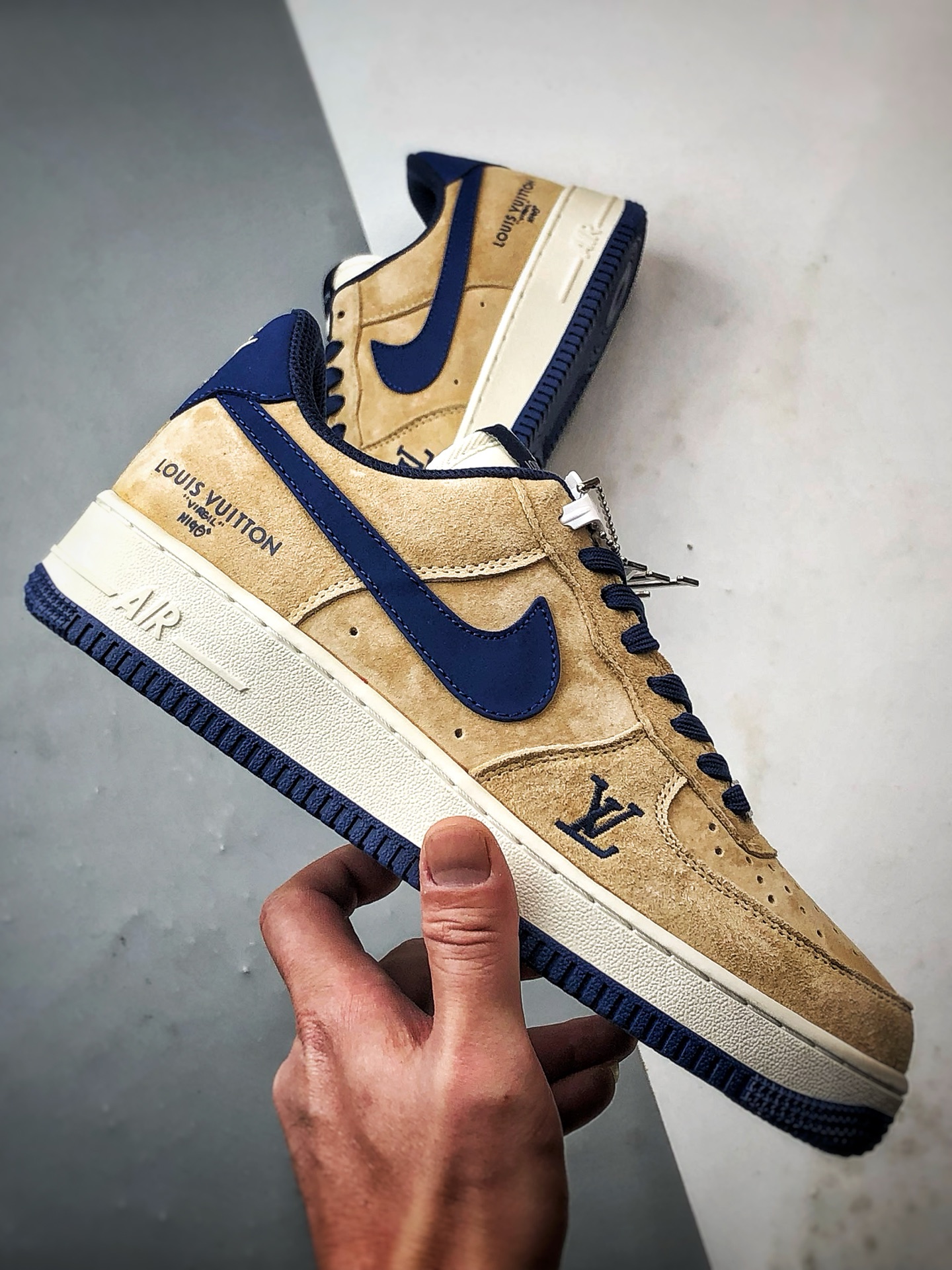 280 LV x Air Force 1 Low 麂皮棕蓝 JP2046-106