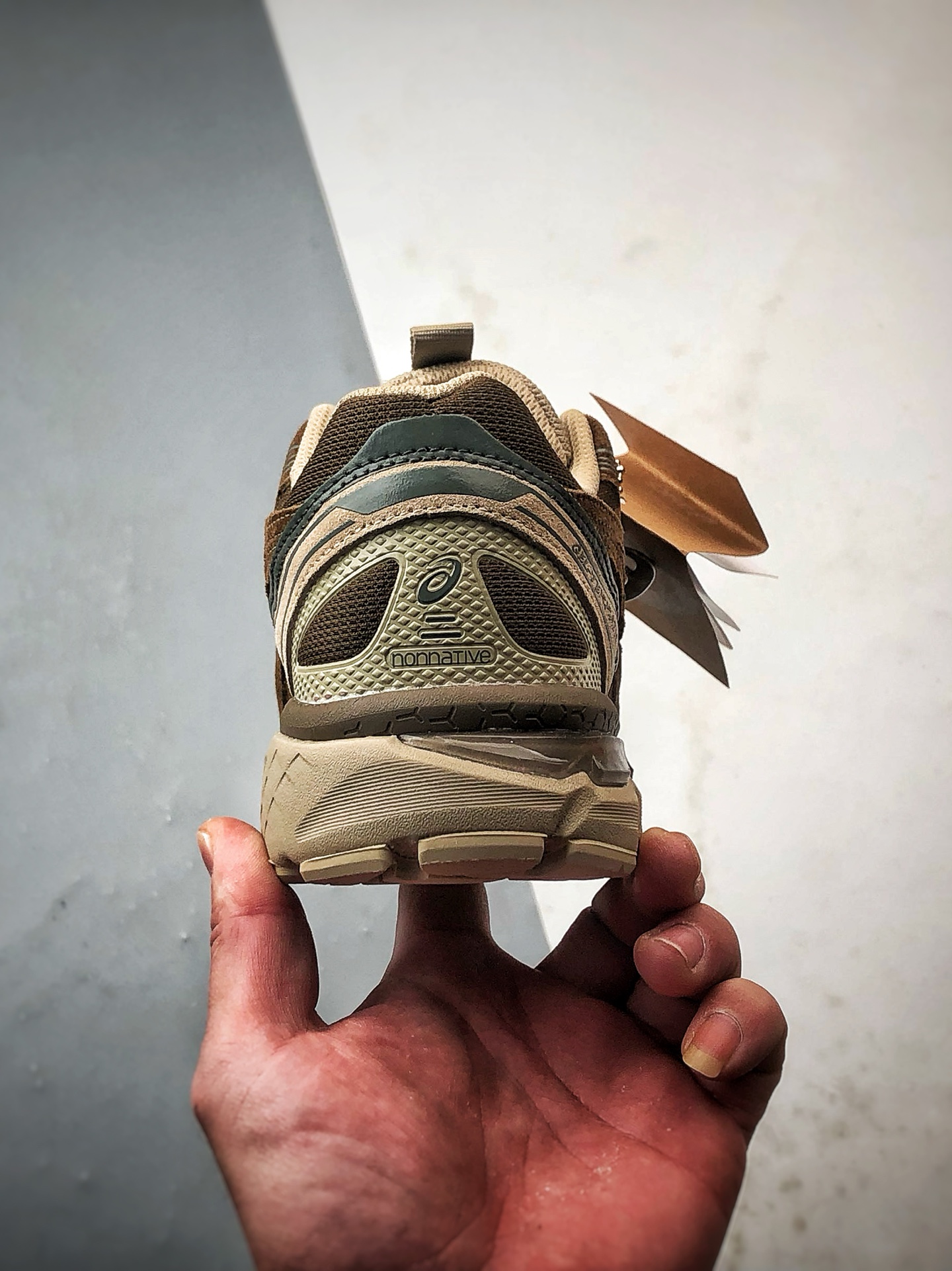 230 Nonnative x Asics Gel-Terrain GTX 棕色 亚瑟士联名款运动休闲透气专业跑鞋 1203A584-200
