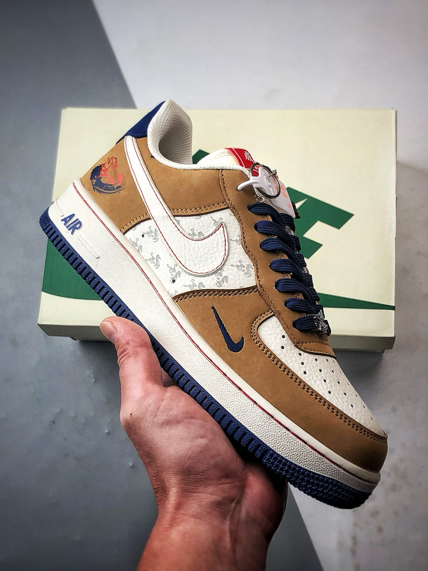 280 Air Force 1 '07 Low 马年米白棕蓝 NH0601-505-Chinese UA Cheap High Quatity Brand Clothes Bags handbags Sneakers wholesale wholesaler seller from China Factory suppliers Fashion Clothing Shoes best Quality Beautiful Price 280 Air Force 1 '07 Low 马年米白棕蓝 NH0601-505