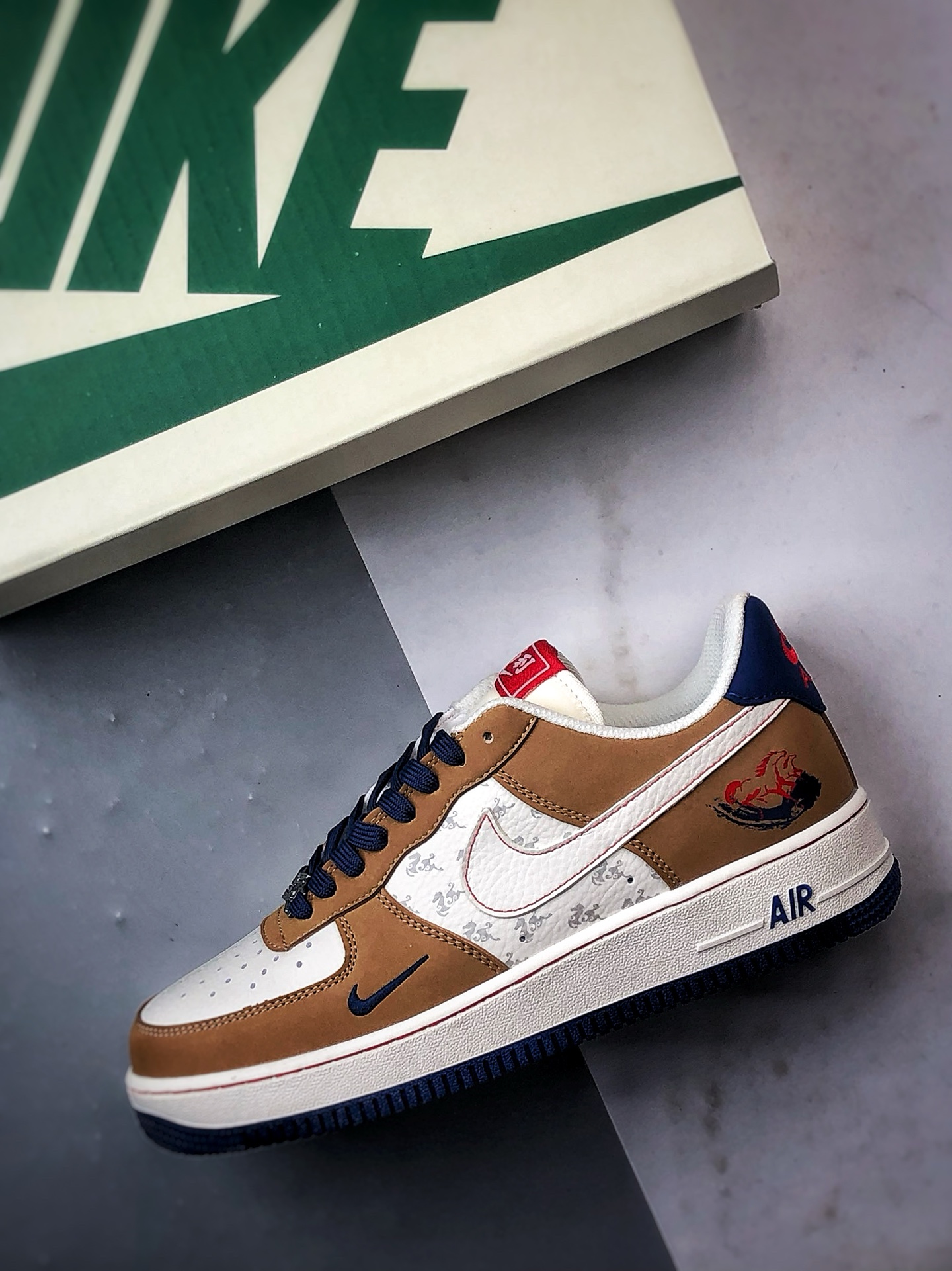 280 Air Force 1 '07 Low 马年米白棕蓝 NH0601-505-Chinese UA Cheap High Quatity Brand Clothes Bags handbags Sneakers wholesale wholesaler seller from China Factory suppliers Fashion Clothing Shoes best Quality Beautiful Price 280 Air Force 1 '07 Low 马年米白棕蓝 NH0601-505