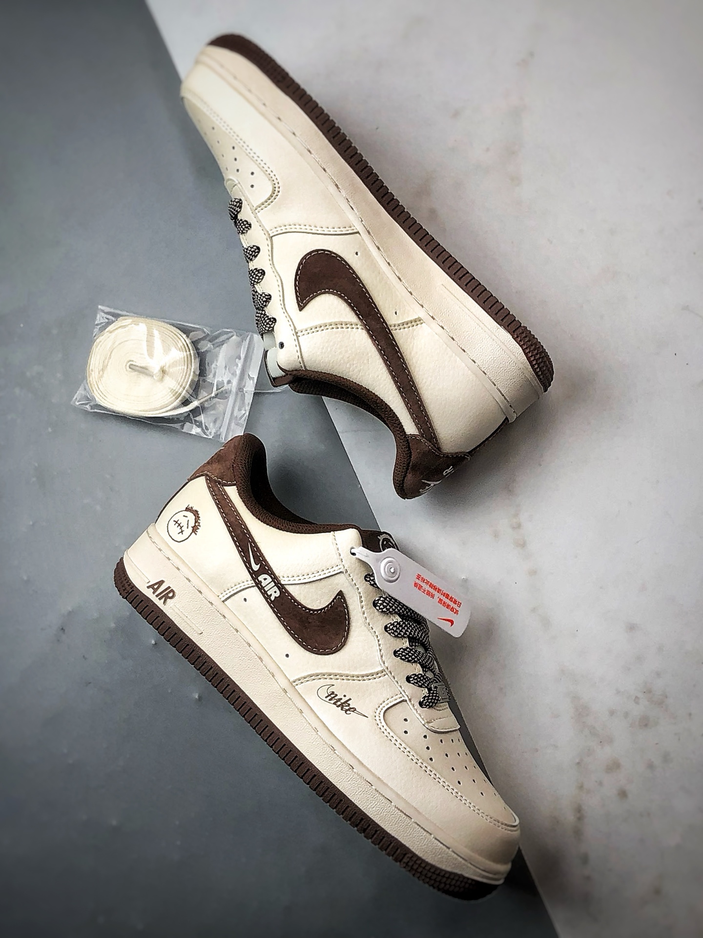 280 Air Force 1 '07 Low 鬼脸米白褐 XD9314-614