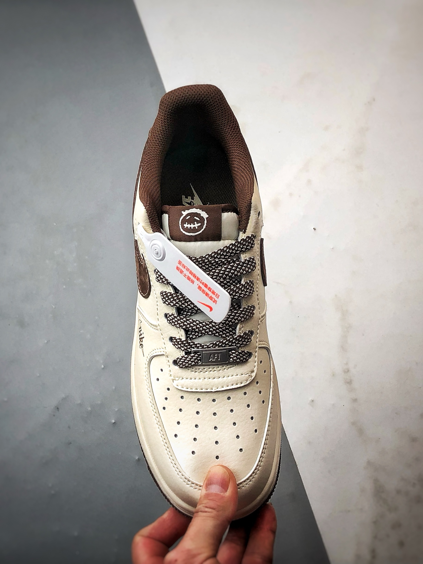 280 Air Force 1 '07 Low 鬼脸米白褐 XD9314-614
