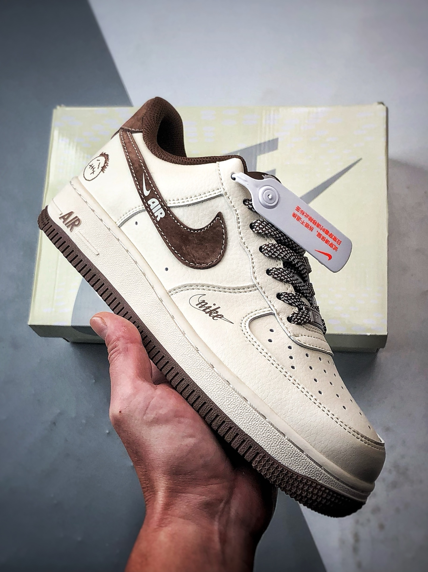 280 Air Force 1 '07 Low 鬼脸米白褐 XD9314-614
