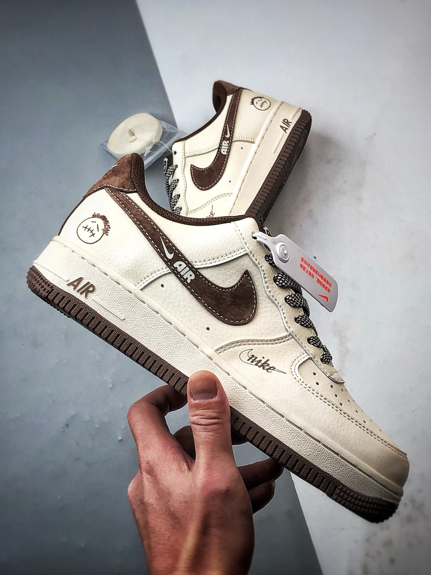 280 Air Force 1 '07 Low 鬼脸米白褐 XD9314-614