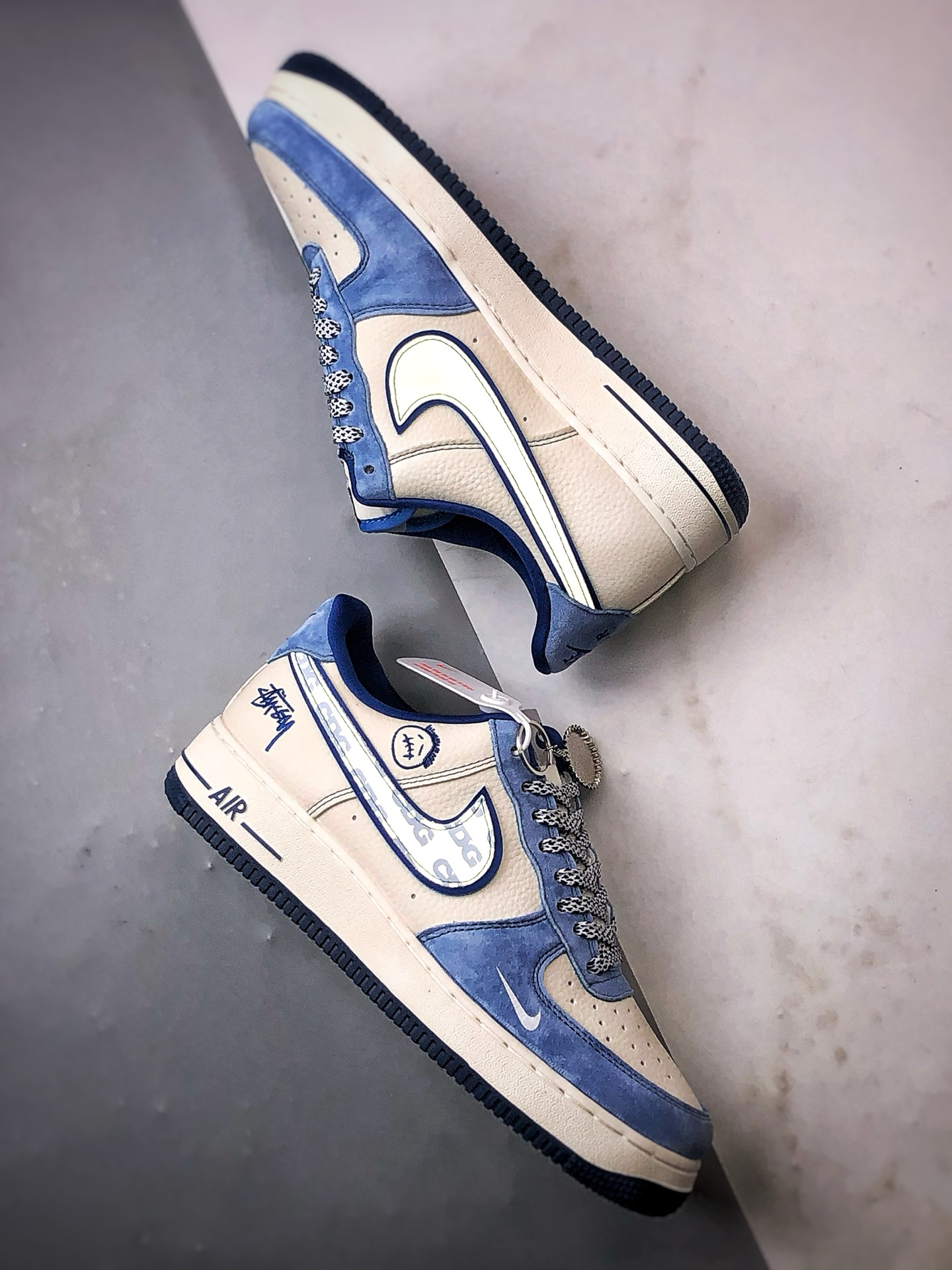 280 Stussy x Air Force 1 Low 米白蓝 SY1388-020-Chinese UA Cheap High Quatity Brand Clothes Bags handbags Sneakers wholesale wholesaler seller from China Factory suppliers Fashion Clothing Shoes best Quality Beautiful Price 280 Stussy x Air Force 1 Low 米白蓝 SY1388-020