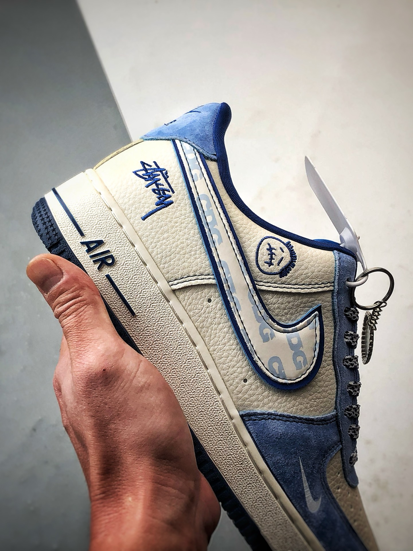 280 Stussy x Air Force 1 Low 米白蓝 SY1388-020-Chinese UA Cheap High Quatity Brand Clothes Bags handbags Sneakers wholesale wholesaler seller from China Factory suppliers Fashion Clothing Shoes best Quality Beautiful Price 280 Stussy x Air Force 1 Low 米白蓝 SY1388-020