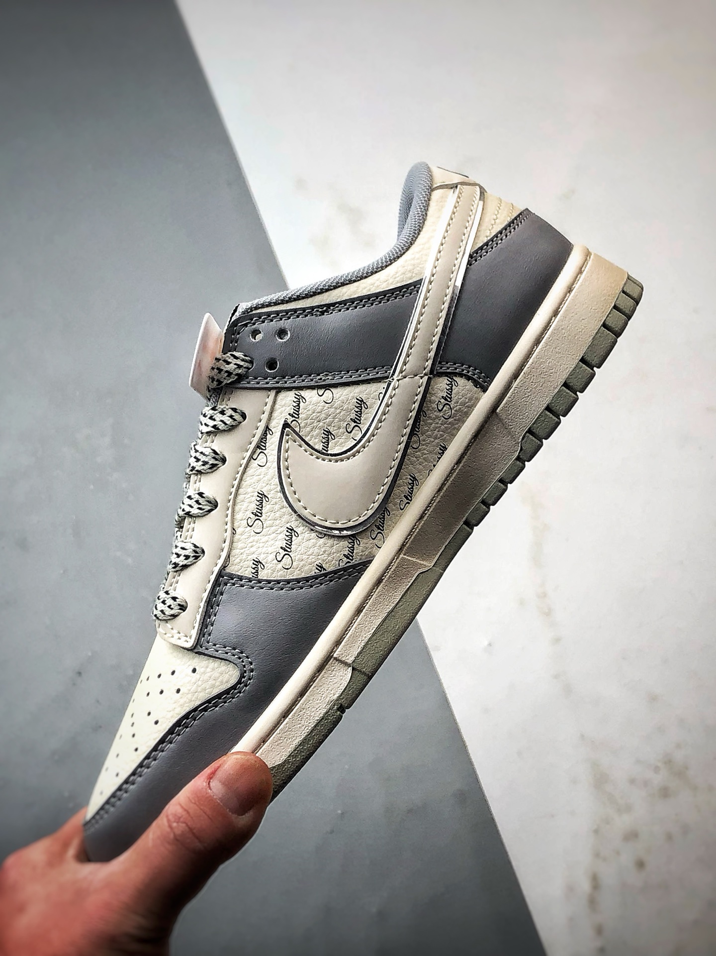 290 NK Dunk Low Retro ”DIY高端定制” 斯图西马年米白灰 低帮休闲运动板鞋 SD6888-109