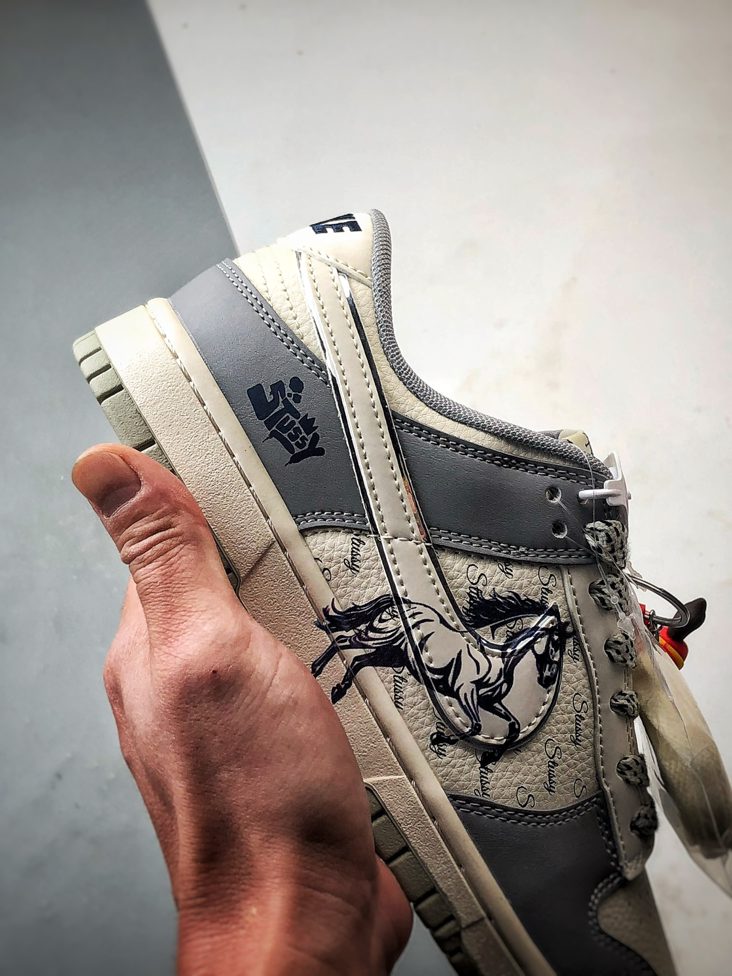 290 NK Dunk Low Retro ”DIY高端定制” 斯图西马年米白灰 低帮休闲运动板鞋 SD6888-109