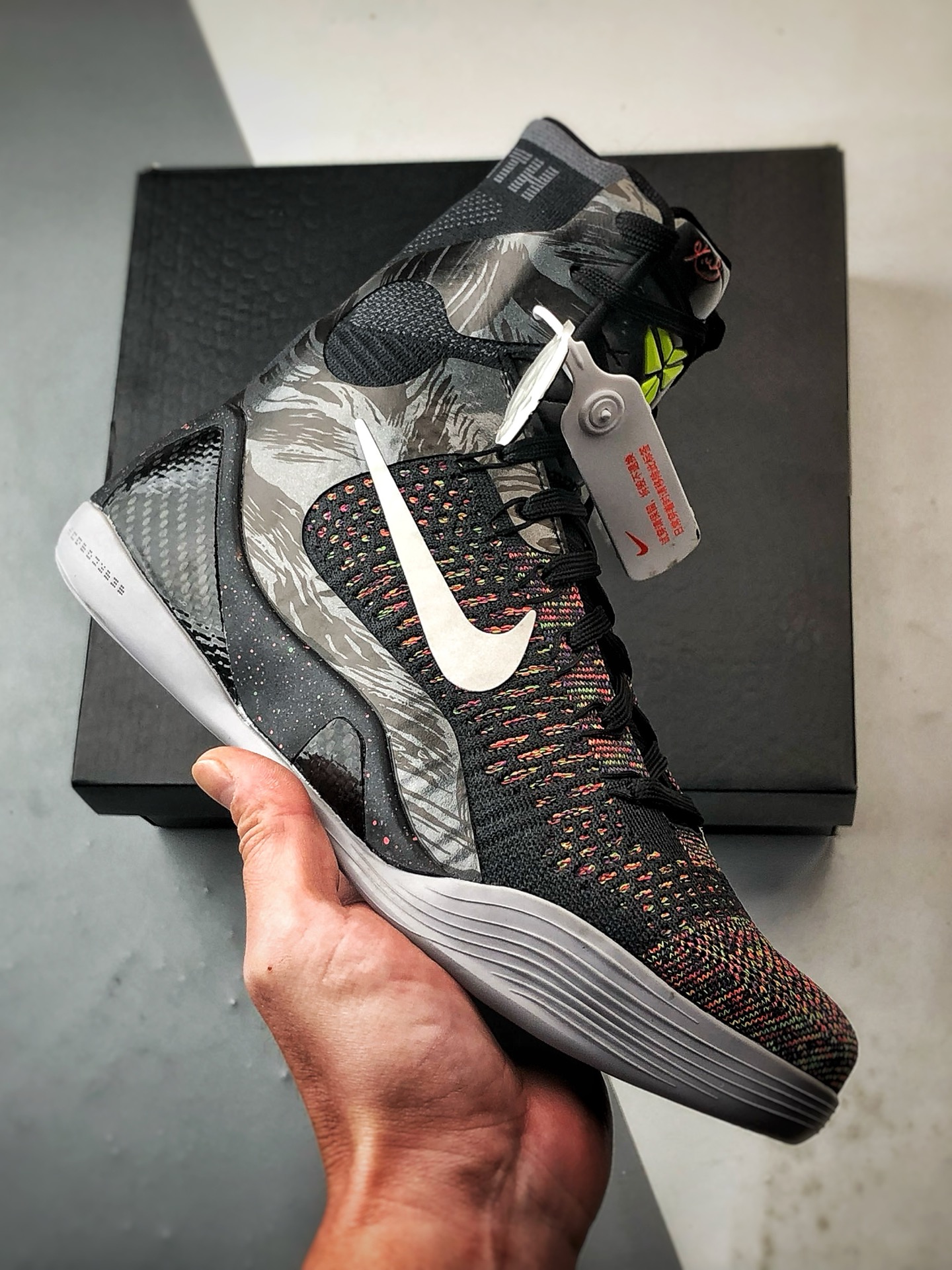 400 NK Kobe 9 Elite Protro Masterpiece 黑银红 FZ7335-001