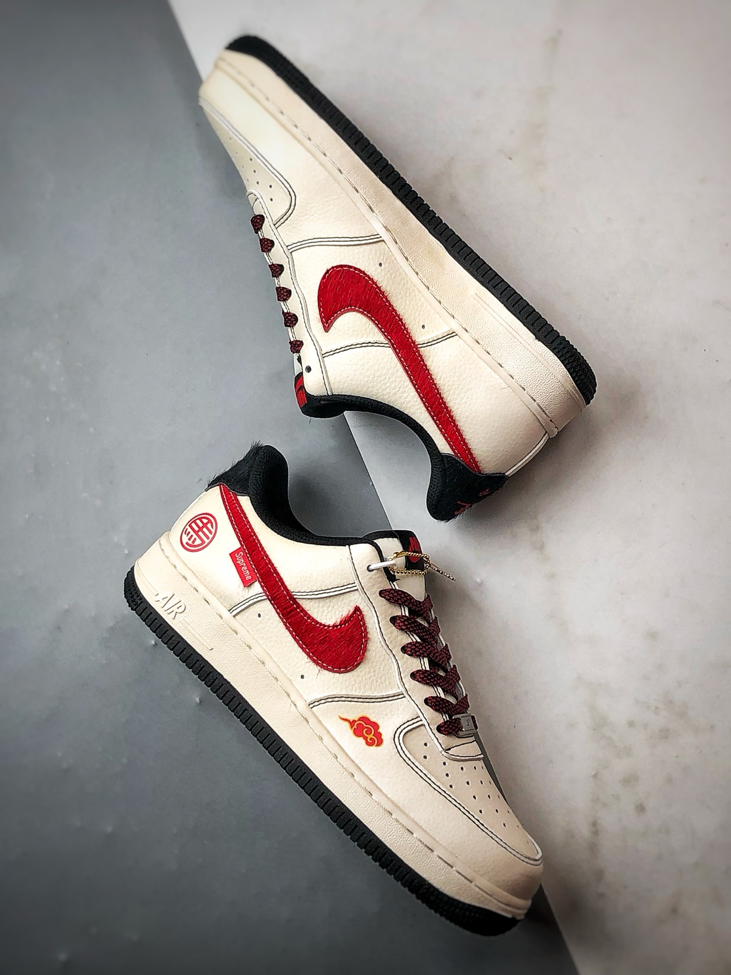 280 Air Force 1 '07 Low 米黑红马毛钩 QW5288-126-Chinese UA Cheap High Quatity Brand Clothes Bags handbags Sneakers wholesale wholesaler seller from China Factory suppliers Fashion Clothing Shoes best Quality Beautiful Price 280 Air Force 1 '07 Low 米黑红马毛钩 QW5288-126