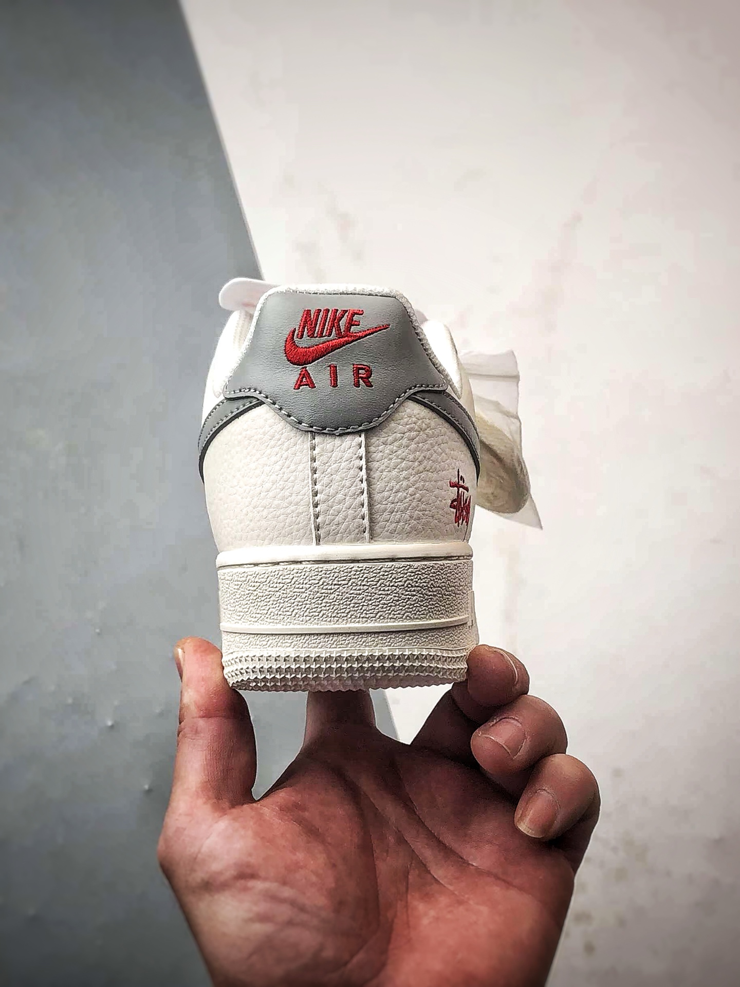 Stussy x Air Force 1 Low 米白灰 MM3399-803-Top High Quatity Cheap Sneakers Fashion Clothing Clothes Bags handbags Shoes of all Brand wholesale With The best Quality And Beautiful Price from China Factory Chinese suppliers wholesaler seller Stussy x Air Force 1 Low 米白灰 MM3399-803