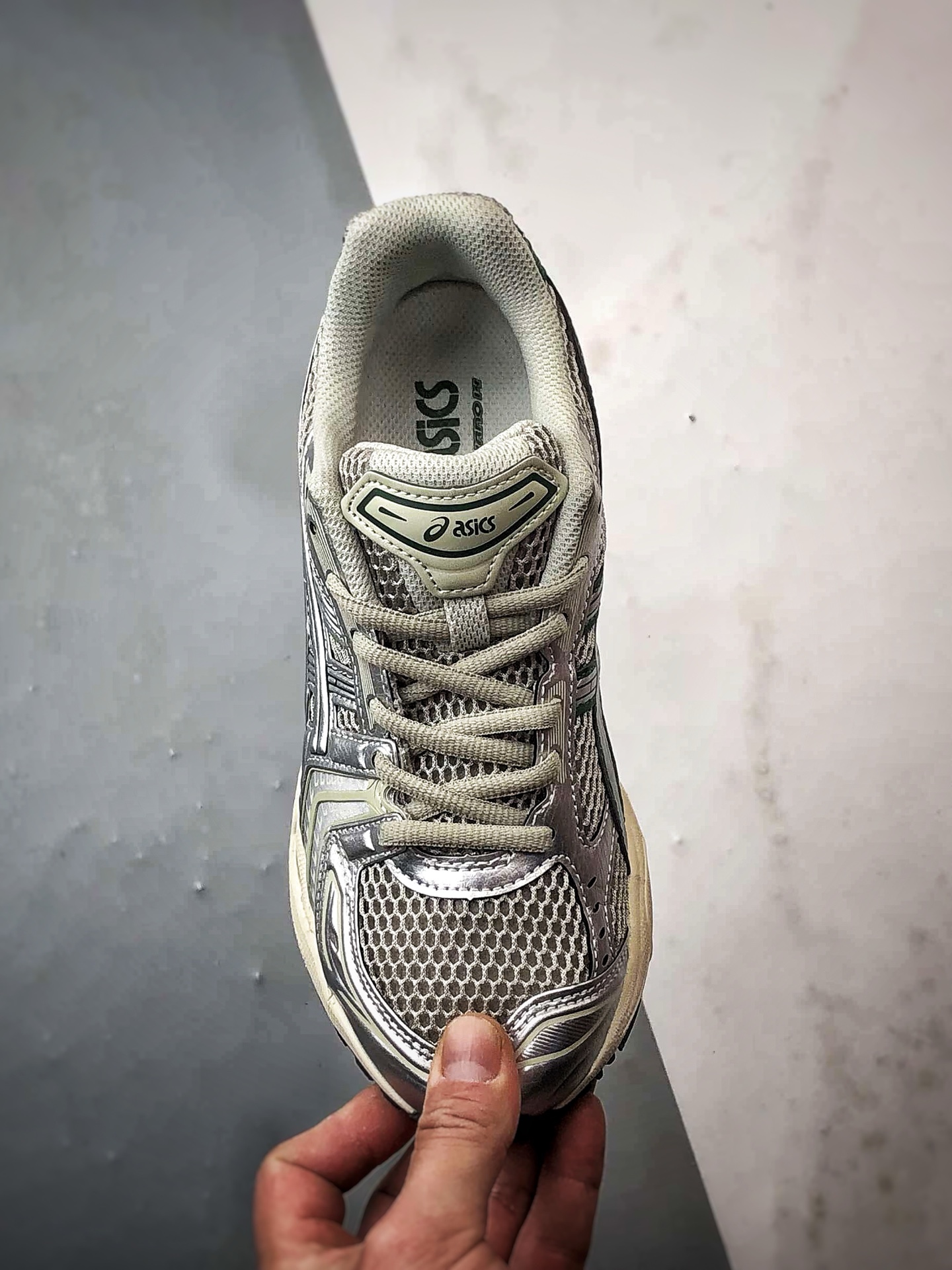 Asics Gel-Kayano 14 白银绿 亚瑟士14代 纳米纤维气垫百搭休闲运动慢跑鞋 1203A537-300-Top High Quatity Cheap Sneakers Fashion Clothing Clothes Bags handbags Shoes of all Brand wholesale With The best Quality And Beautiful Price from China Factory Chinese suppliers wholesaler seller Asics Gel-Kayano 14 白银绿 亚瑟士14代 纳米纤维气垫百搭休闲运动慢跑鞋 1203A537-300