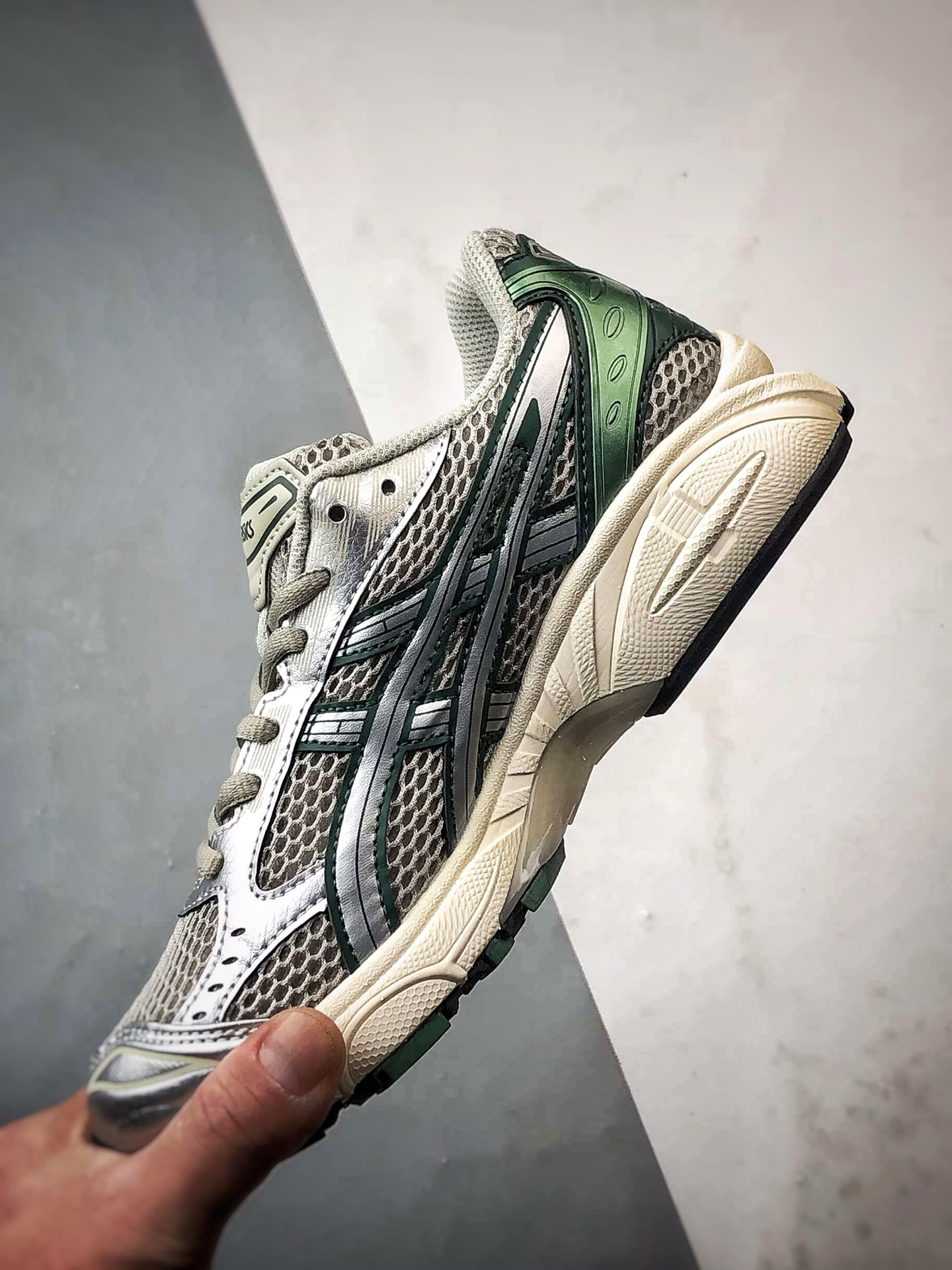 Asics Gel-Kayano 14 白银绿 亚瑟士14代 纳米纤维气垫百搭休闲运动慢跑鞋 1203A537-300-Top High Quatity Cheap Sneakers Fashion Clothing Clothes Bags handbags Shoes of all Brand wholesale With The best Quality And Beautiful Price from China Factory Chinese suppliers wholesaler seller Asics Gel-Kayano 14 白银绿 亚瑟士14代 纳米纤维气垫百搭休闲运动慢跑鞋 1203A537-300