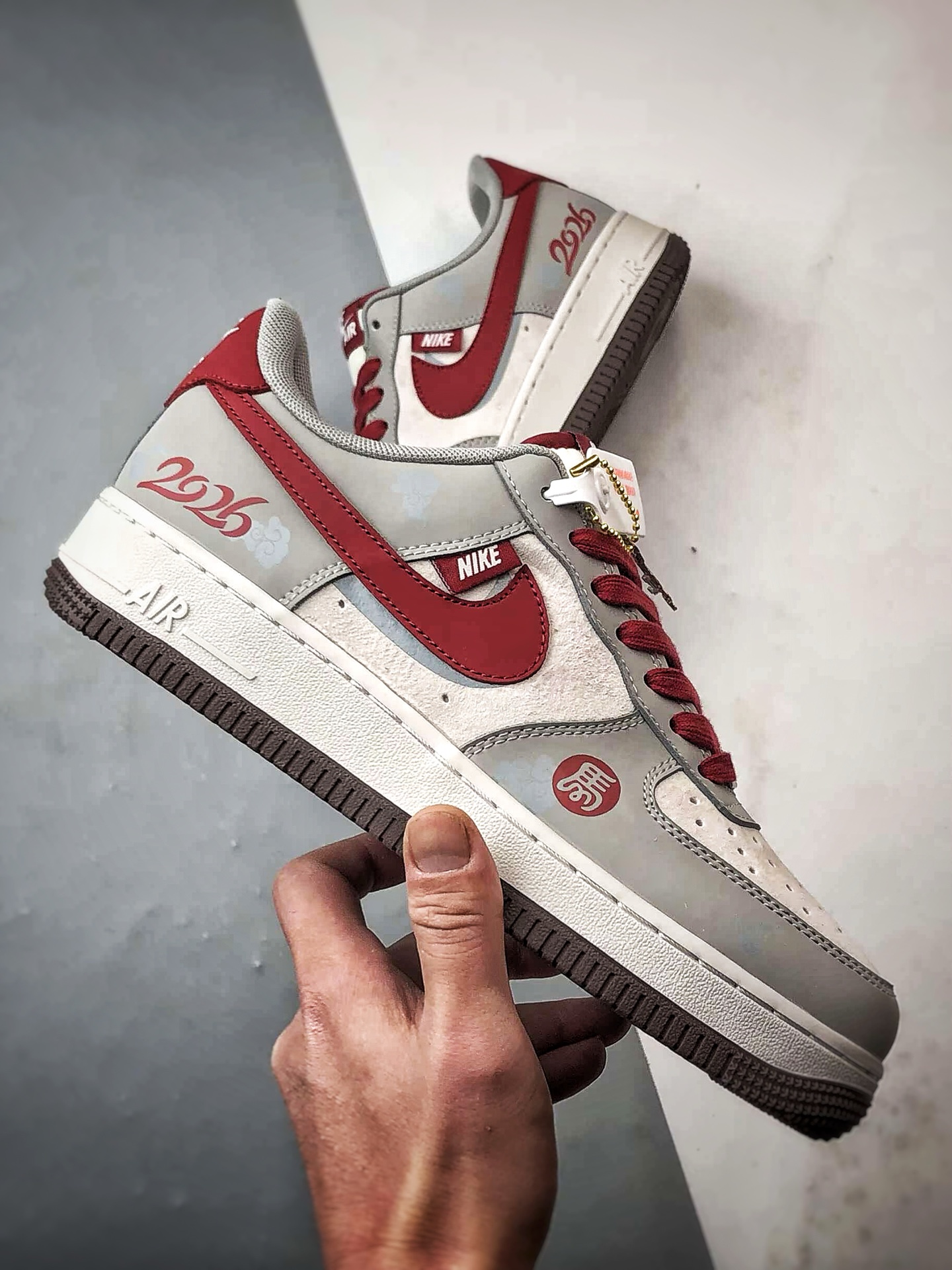 Air Force 1 '07 Low 马年限定灰红 HT5088-621-Top High Quatity Cheap Sneakers Fashion Clothing Clothes Bags handbags Shoes of all Brand wholesale With The best Quality And Beautiful Price from China Factory Chinese suppliers wholesaler seller Air Force 1 '07 Low 马年限定灰红 HT5088-621