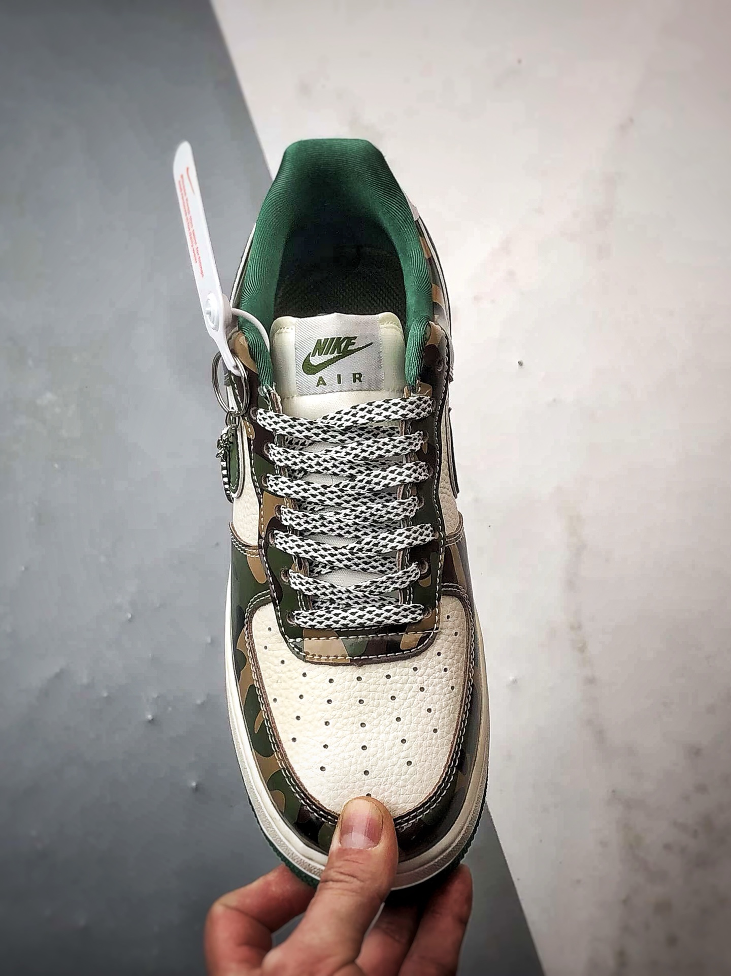 Bape x Air Force 1 Low 白绿迷彩 SY1388-032-Top High Quatity Cheap Sneakers Fashion Clothing Clothes Bags handbags Shoes of all Brand wholesale With The best Quality And Beautiful Price from China Factory Chinese suppliers wholesaler seller Bape x Air Force 1 Low 白绿迷彩 SY1388-032