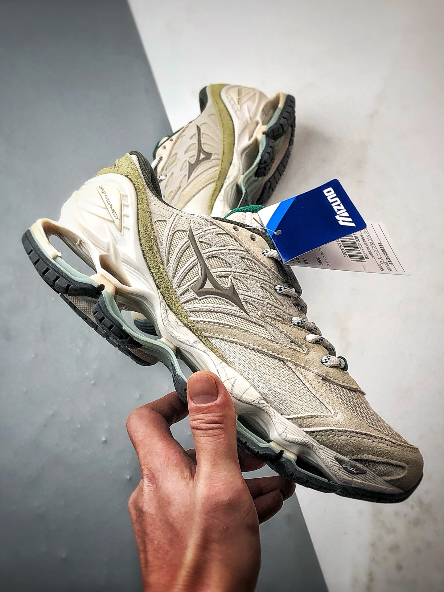 280 Mizuno Wave Prophecy Ls 沙色 镂空潮流科技缓震网面休闲跑步鞋-Chinese UA Cheap High Quatity Brand Clothes Bags handbags Sneakers wholesale wholesaler seller from China Factory suppliers Fashion Clothing Shoes best Quality Beautiful Price 280 Mizuno Wave Prophecy Ls 沙色 镂空潮流科技缓震网面休闲跑步鞋