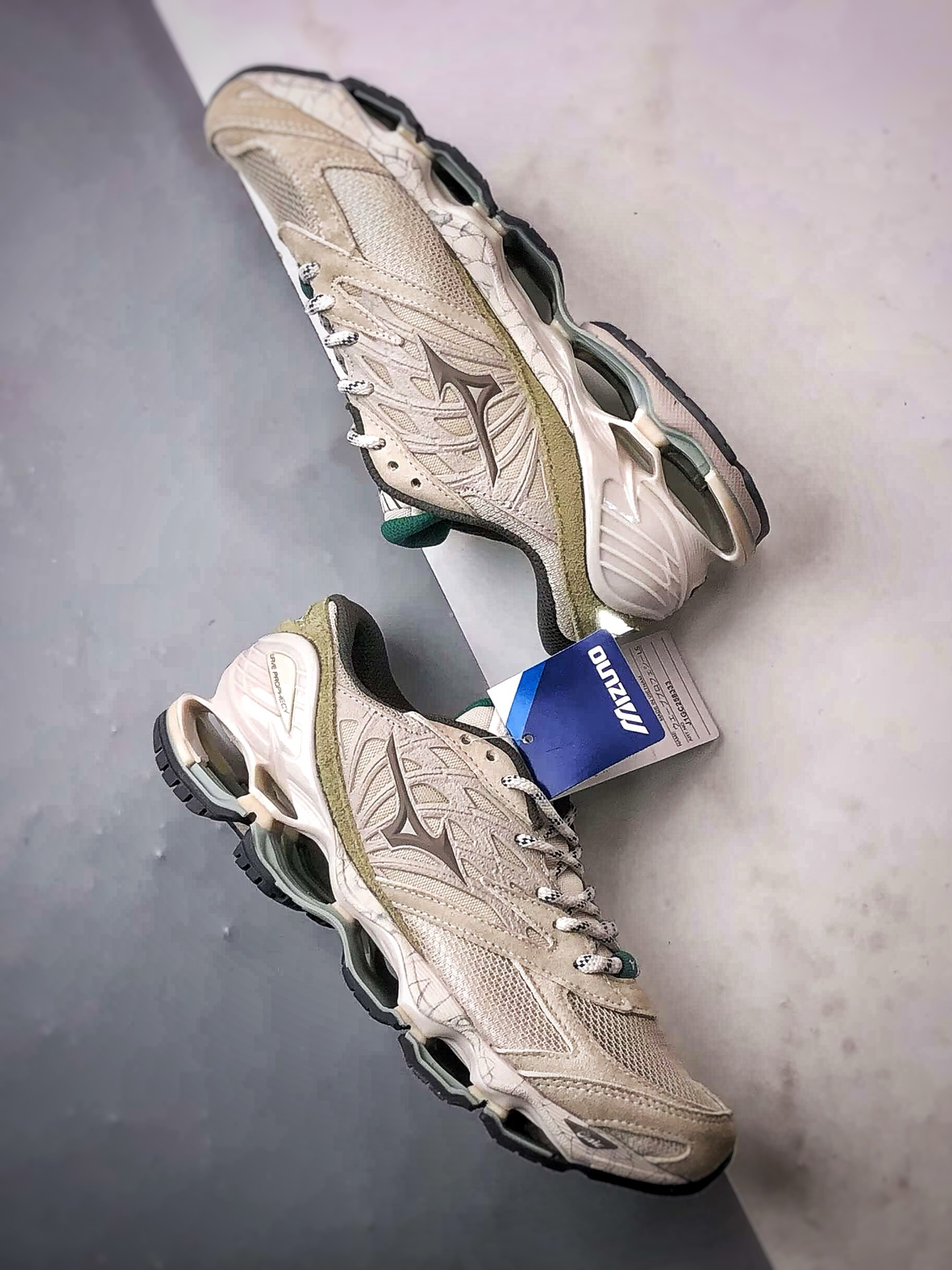 280 Mizuno Wave Prophecy Ls 沙色 镂空潮流科技缓震网面休闲跑步鞋-Chinese UA Cheap High Quatity Brand Clothes Bags handbags Sneakers wholesale wholesaler seller from China Factory suppliers Fashion Clothing Shoes best Quality Beautiful Price 280 Mizuno Wave Prophecy Ls 沙色 镂空潮流科技缓震网面休闲跑步鞋