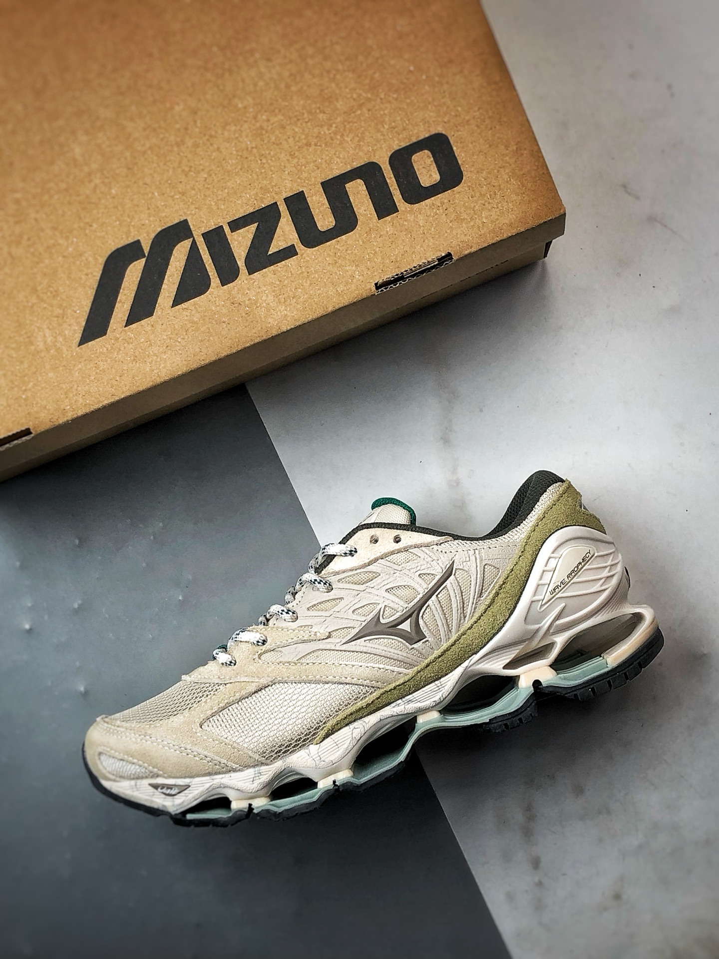 280 Mizuno Wave Prophecy Ls 沙色 镂空潮流科技缓震网面休闲跑步鞋-Chinese UA Cheap High Quatity Brand Clothes Bags handbags Sneakers wholesale wholesaler seller from China Factory suppliers Fashion Clothing Shoes best Quality Beautiful Price 280 Mizuno Wave Prophecy Ls 沙色 镂空潮流科技缓震网面休闲跑步鞋