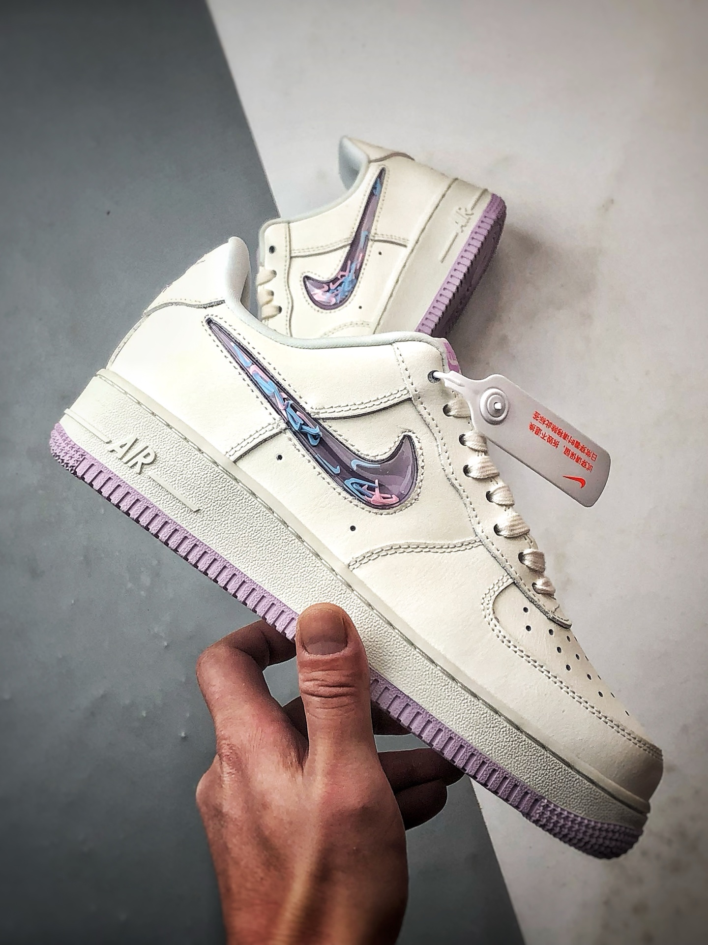Air Force 1 '07 Low 白紫色果冻钩 IQ9795-151