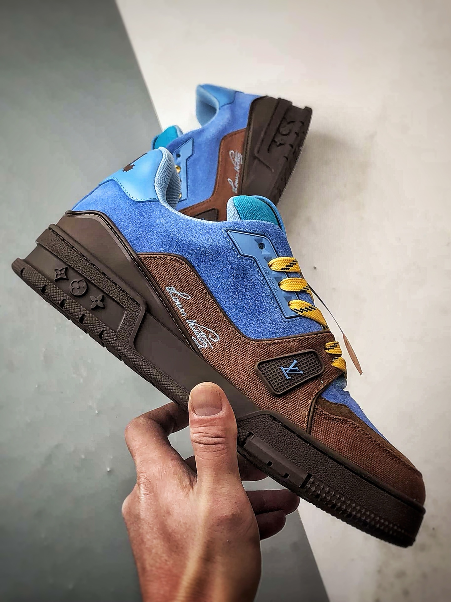 驴牌 Trainer 系列板鞋 蓝棕拼接 小红书种草推荐-Top High Quatity Cheap Sneakers Fashion Clothing Clothes Bags handbags Shoes of all Brand wholesale With The best Quality And Beautiful Price from China Factory Chinese suppliers wholesaler seller 驴牌 Trainer 系列板鞋 蓝棕拼接 小红书种草推荐