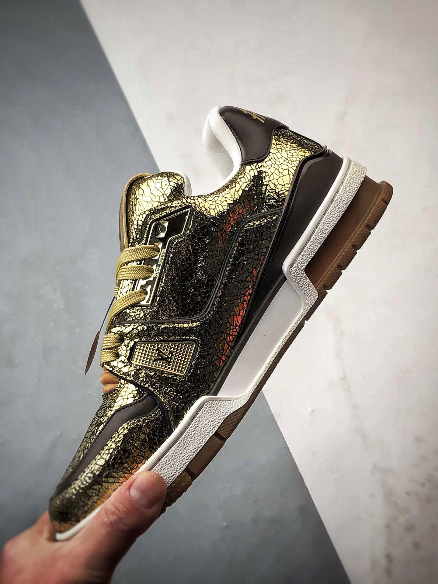 驴牌 Trainer 系列板鞋 龟裂金色 小红书种草推荐-Top High Quatity Cheap Sneakers Fashion Clothing Clothes Bags handbags Shoes of all Brand wholesale With The best Quality And Beautiful Price from China Factory Chinese suppliers wholesaler seller 驴牌 Trainer 系列板鞋 龟裂金色 小红书种草推荐