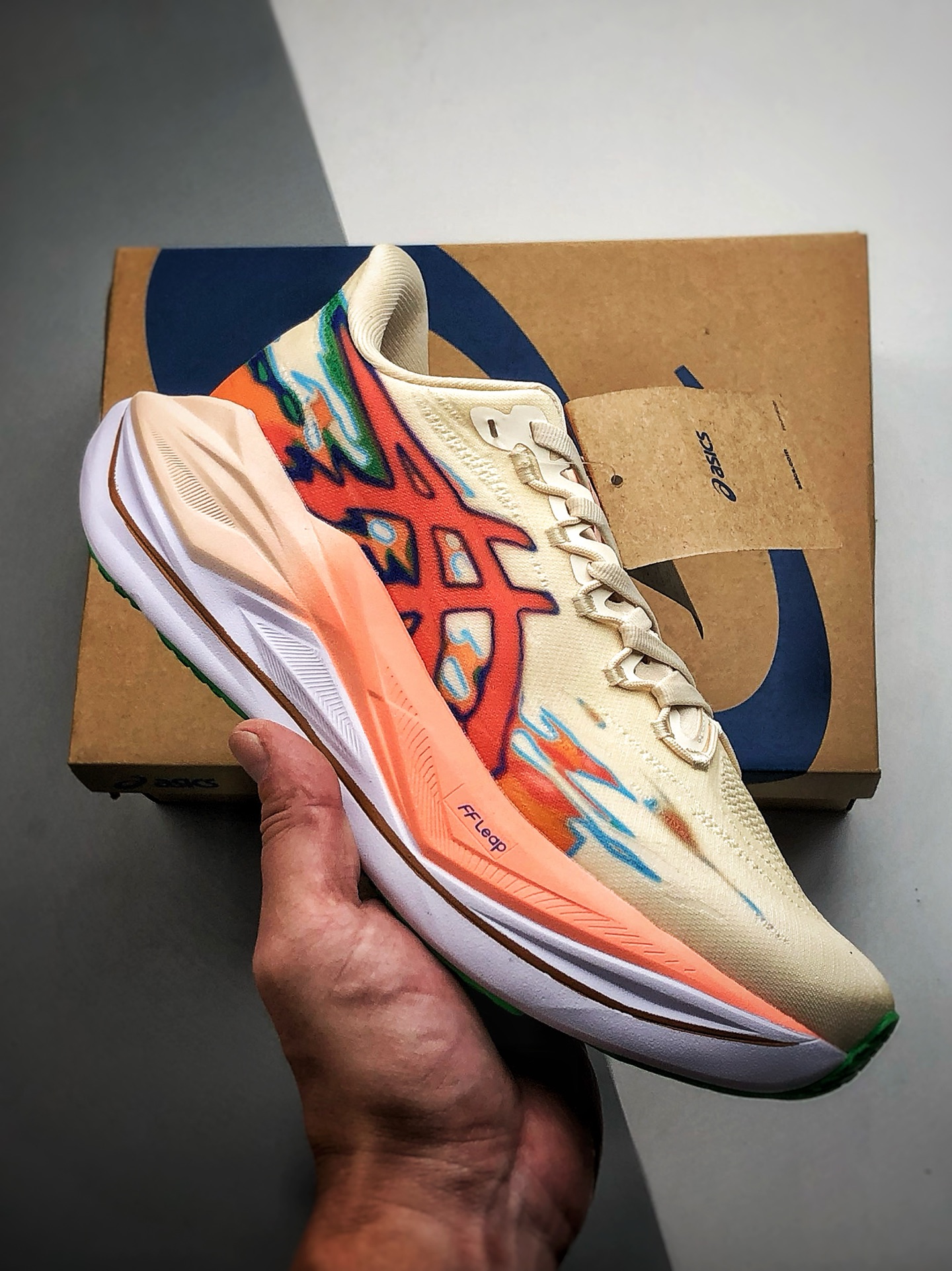 200 Asics SuperBlast 3 米橘色 轻量回弹舒适透气支撑跑步鞋 1013A188-003