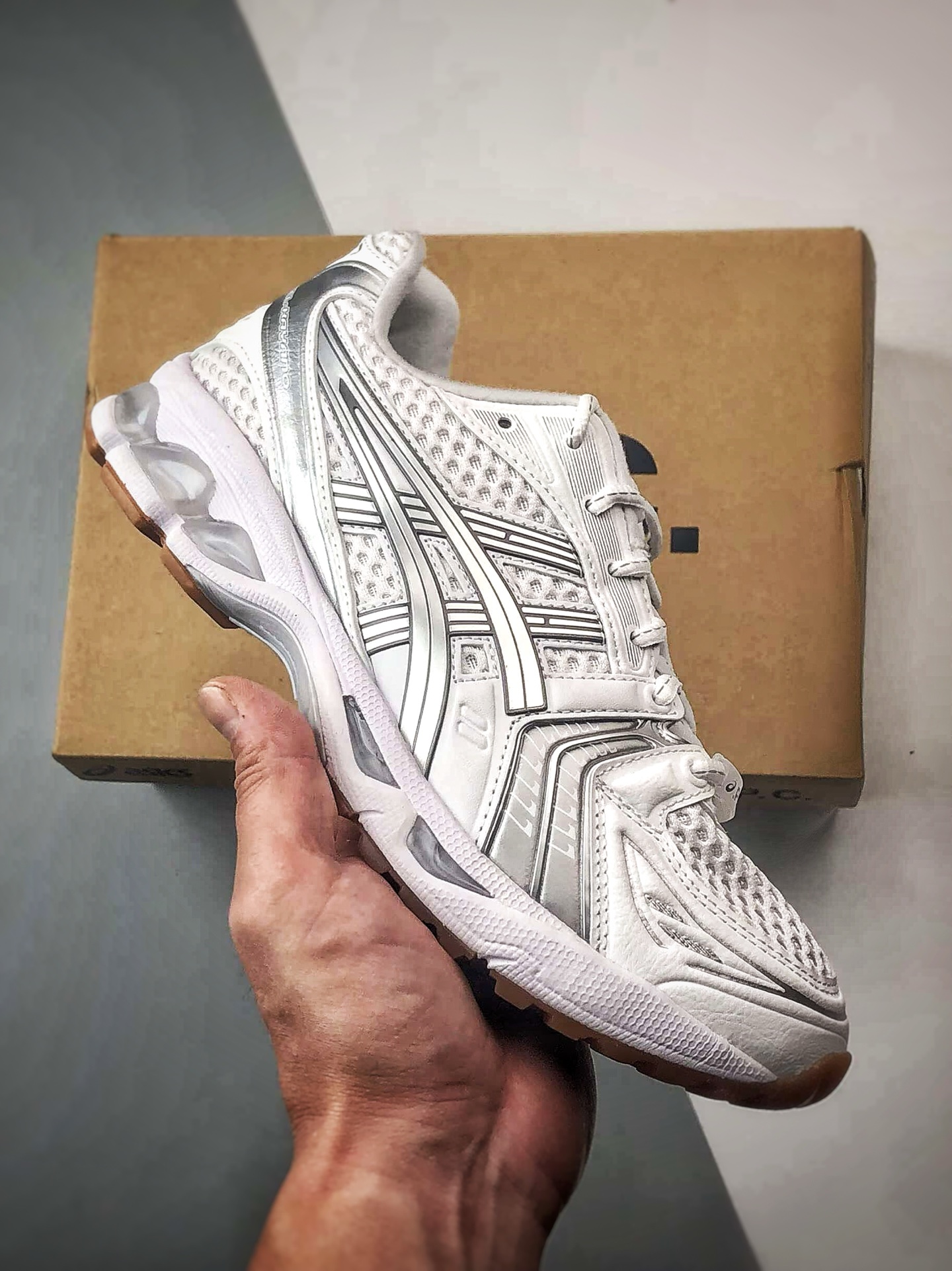 320 APC x Asics Gel-Kayano 14系列 白色 复古街头休闲运动跑步鞋 1201A727-100-Chinese UA Cheap High Quatity Brand Clothes Bags handbags Sneakers wholesale wholesaler seller from China Factory suppliers Fashion Clothing Shoes best Quality Beautiful Price 320 APC x Asics Gel-Kayano 14系列 白色 复古街头休闲运动跑步鞋 1201A727-100