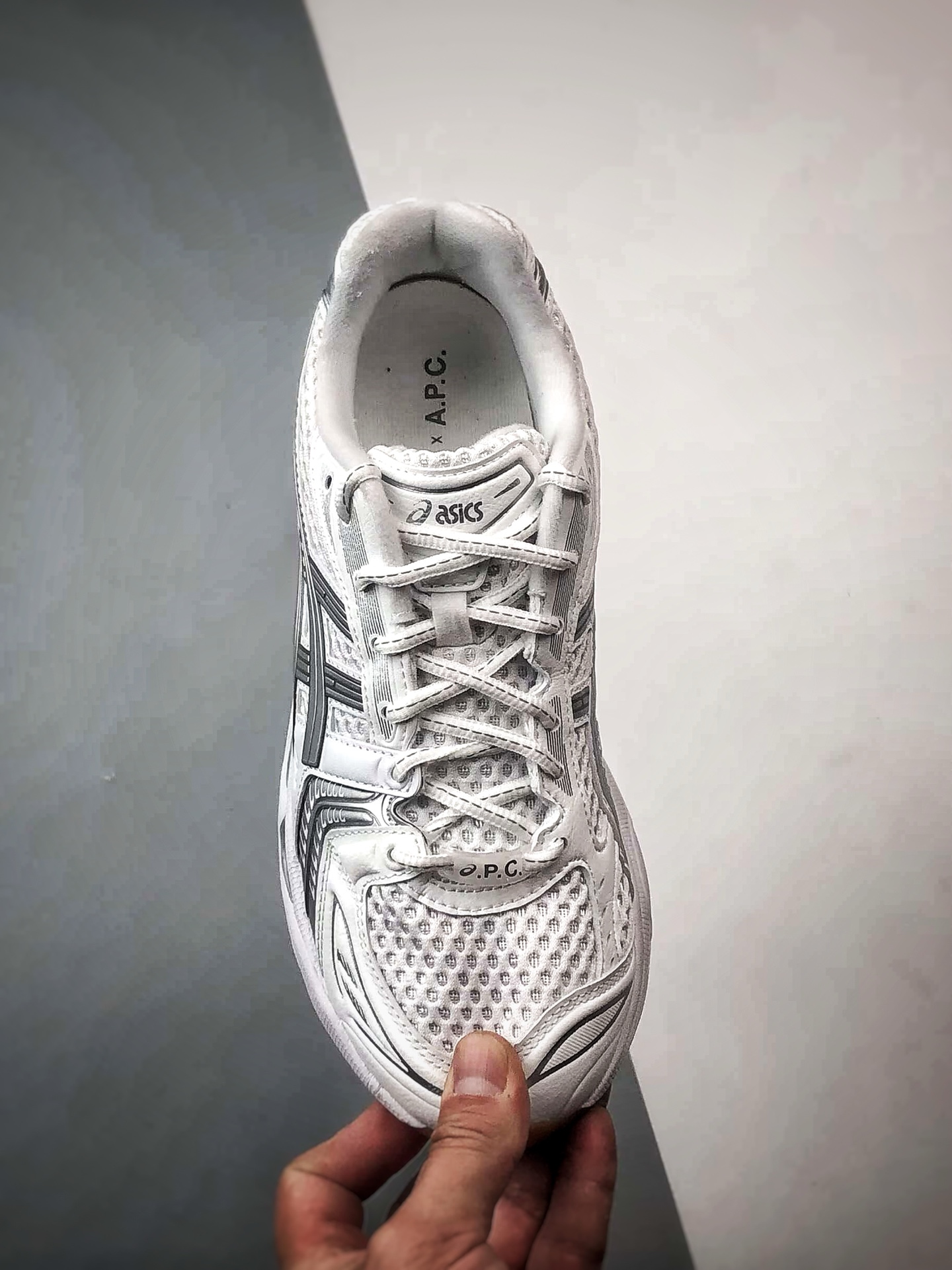 320 APC x Asics Gel-Kayano 14系列 白色 复古街头休闲运动跑步鞋 1201A727-100-Chinese UA Cheap High Quatity Brand Clothes Bags handbags Sneakers wholesale wholesaler seller from China Factory suppliers Fashion Clothing Shoes best Quality Beautiful Price 320 APC x Asics Gel-Kayano 14系列 白色 复古街头休闲运动跑步鞋 1201A727-100