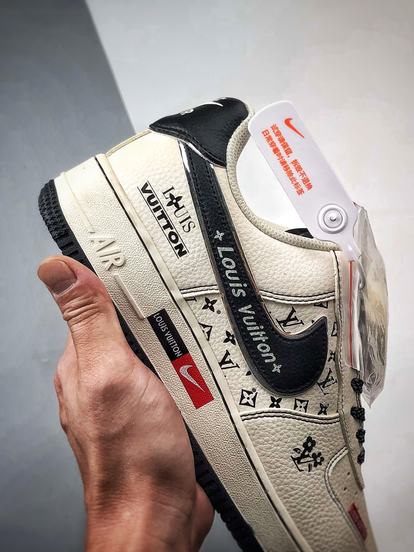 260 LV x Air Force 1 Low 印花米白黑 DD1982-345