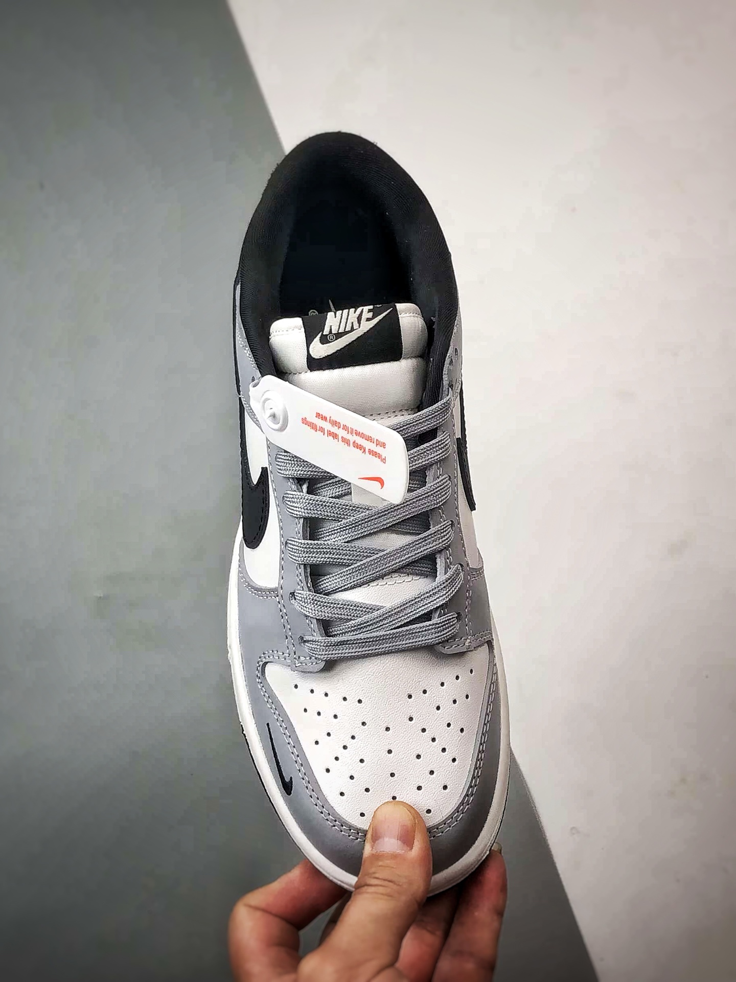 270 NK Dunk Low Retro ”DIY高端定制” 斯图西灰白黑 低帮休闲运动板鞋 TX1688-023