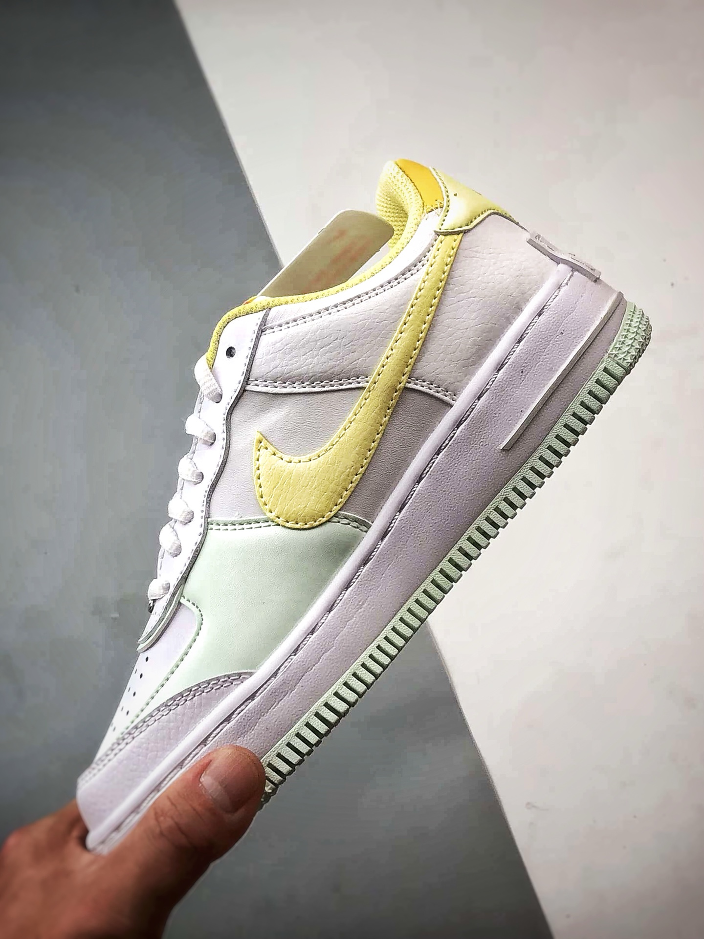 220 Air Force 1 Shadow 白黄粉 轻量增高低帮百搭板鞋马卡龙 IQ9803-161