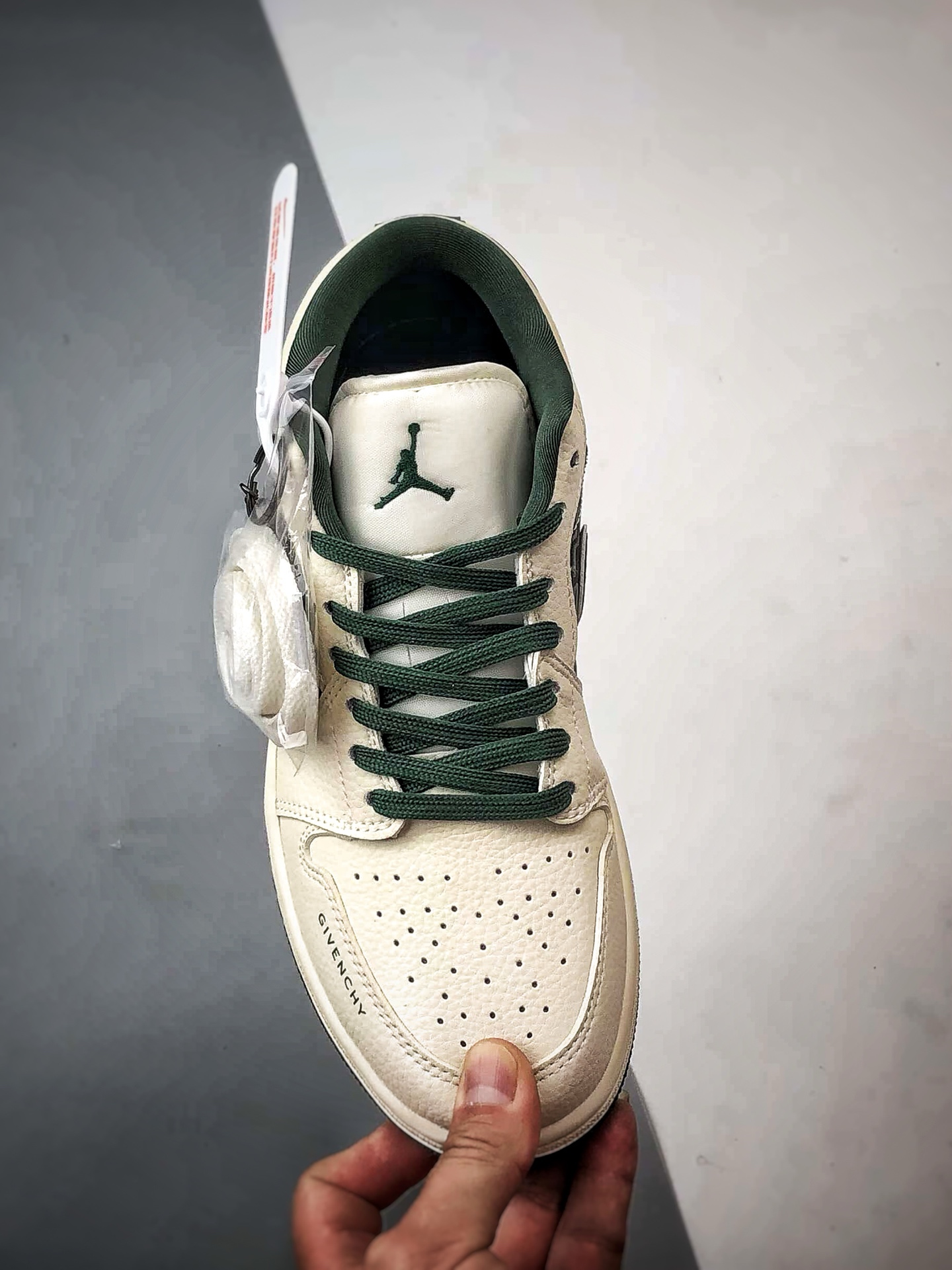 290 Air Jordan 1 Low ”高端定制” 纪梵希印花米白绿 LL8888-006