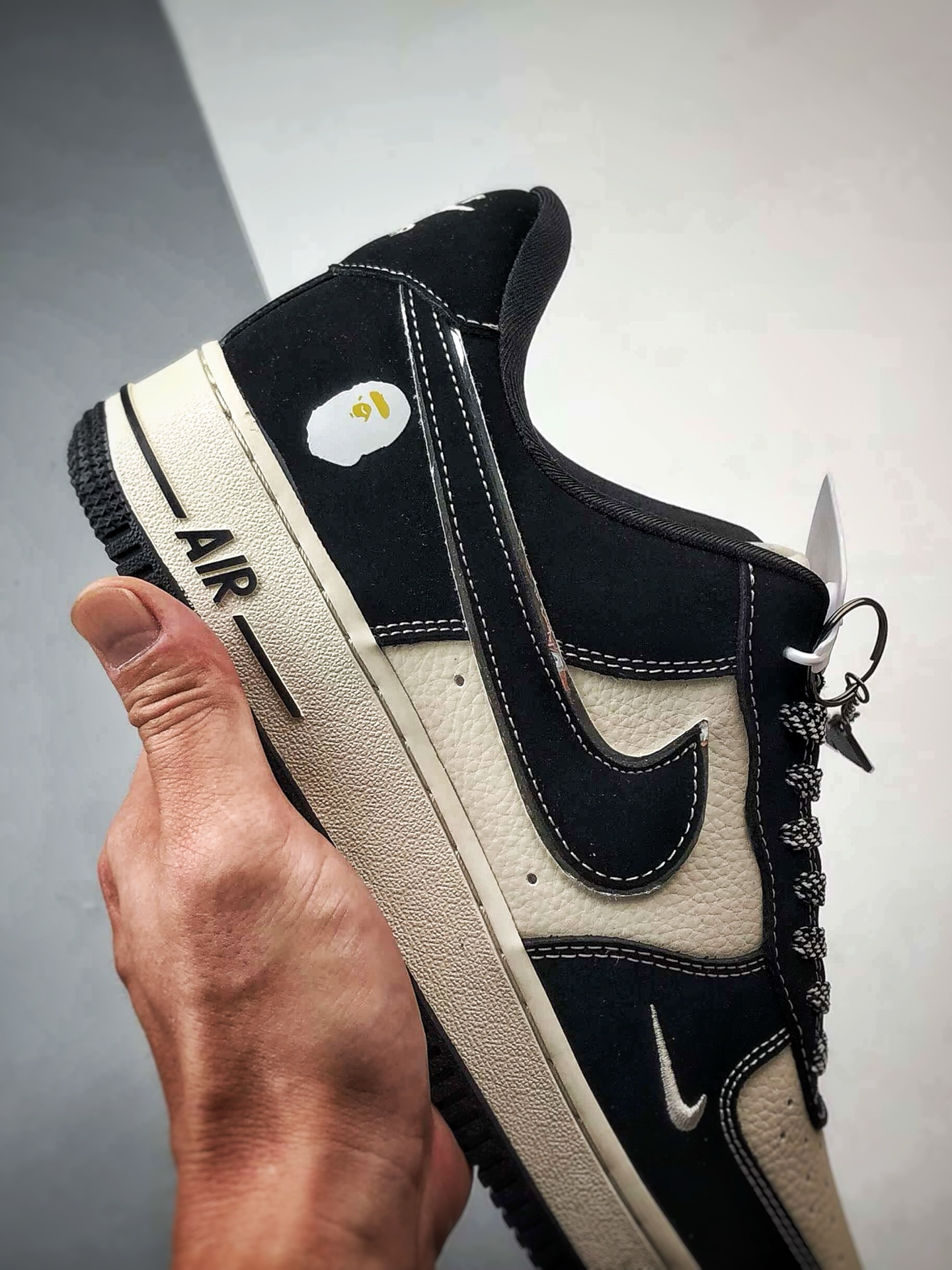 280 Bape x Air Force 1 Low 黑米色 DW8806-003-Chinese UA Cheap High Quatity Brand Clothes Bags handbags Sneakers wholesale wholesaler seller from China Factory suppliers Fashion Clothing Shoes best Quality Beautiful Price 280 Bape x Air Force 1 Low 黑米色 DW8806-003