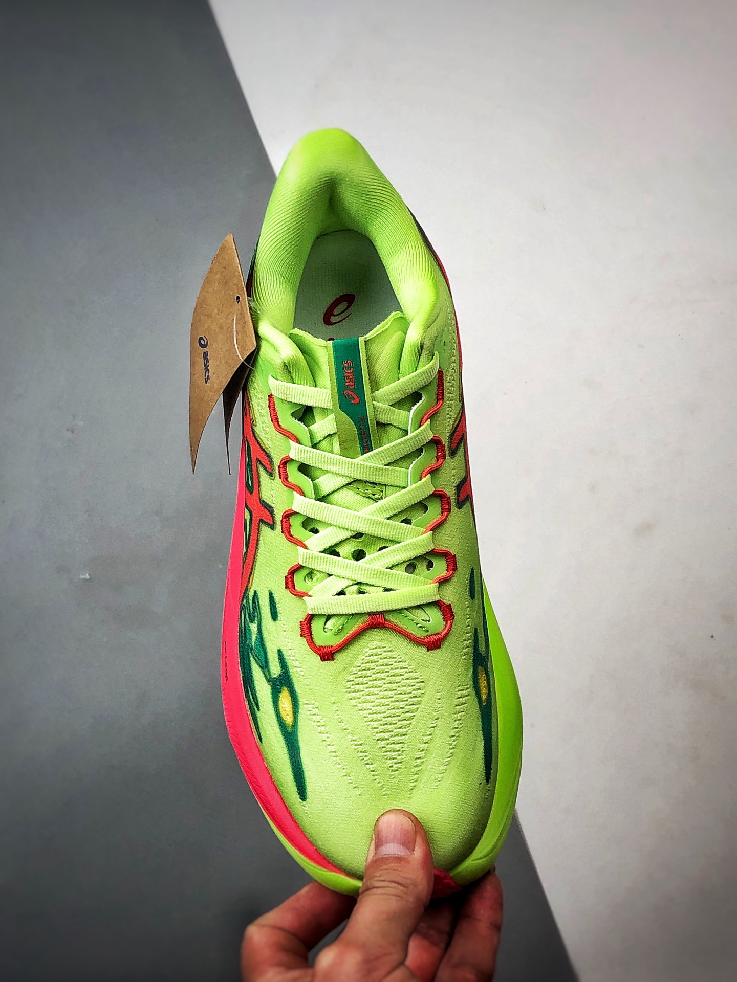Asics SuperBlast 3 绿红色 轻量回弹舒适透气支撑跑步鞋 1013A189-002-Top High Quatity Cheap Sneakers Fashion Clothing Clothes Bags handbags Shoes of all Brand wholesale With The best Quality And Beautiful Price from China Factory Chinese suppliers wholesaler seller Asics SuperBlast 3 绿红色 轻量回弹舒适透气支撑跑步鞋 1013A189-002