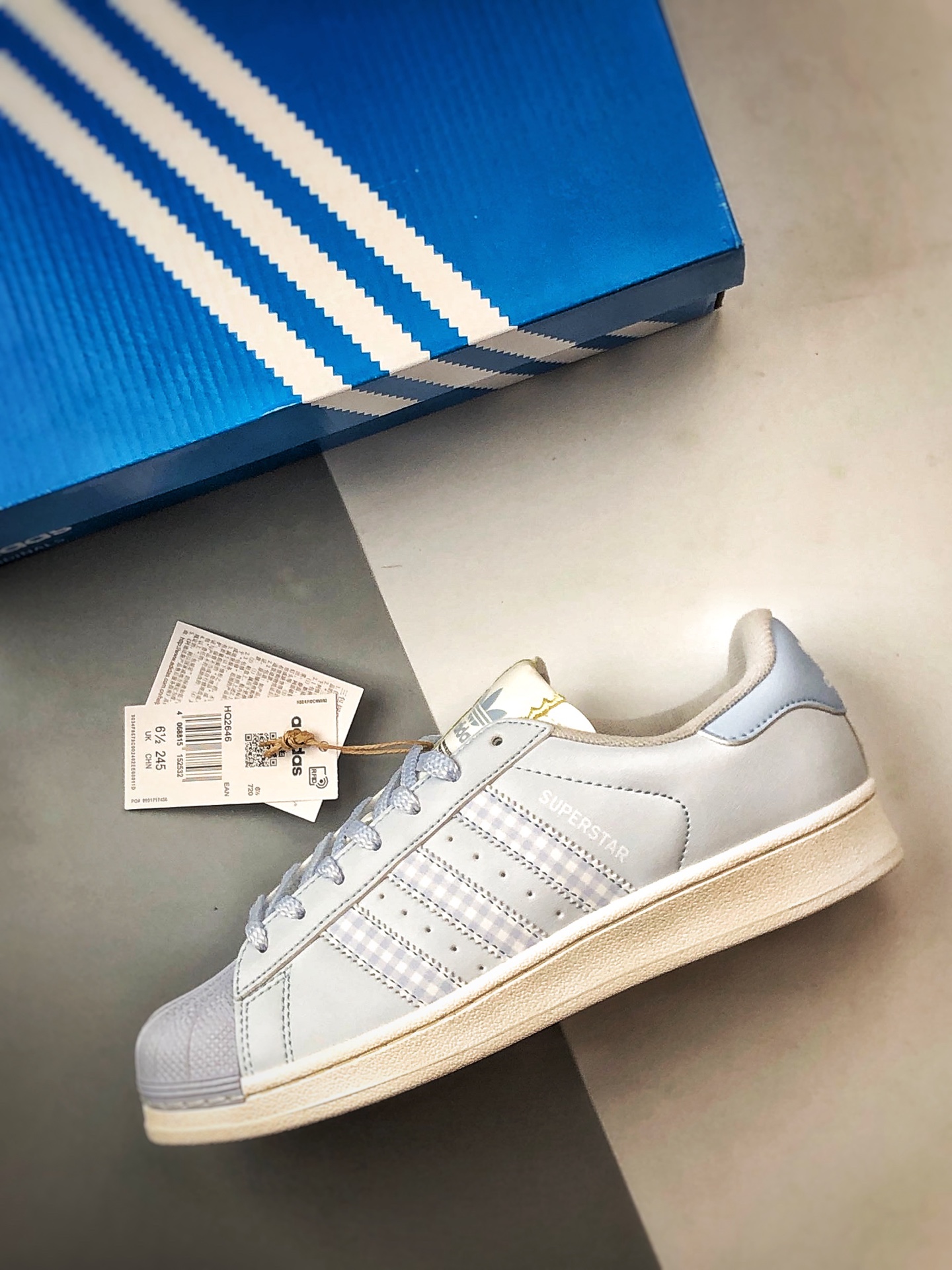 AD Originals Superstar 2 浅蓝白贝壳头 HQ2646